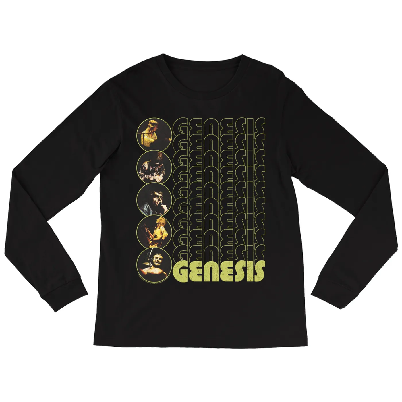 Genesis Long Sleeve Shirt | The Carpet Crawlers Album Design Distressed Genesis Shirt