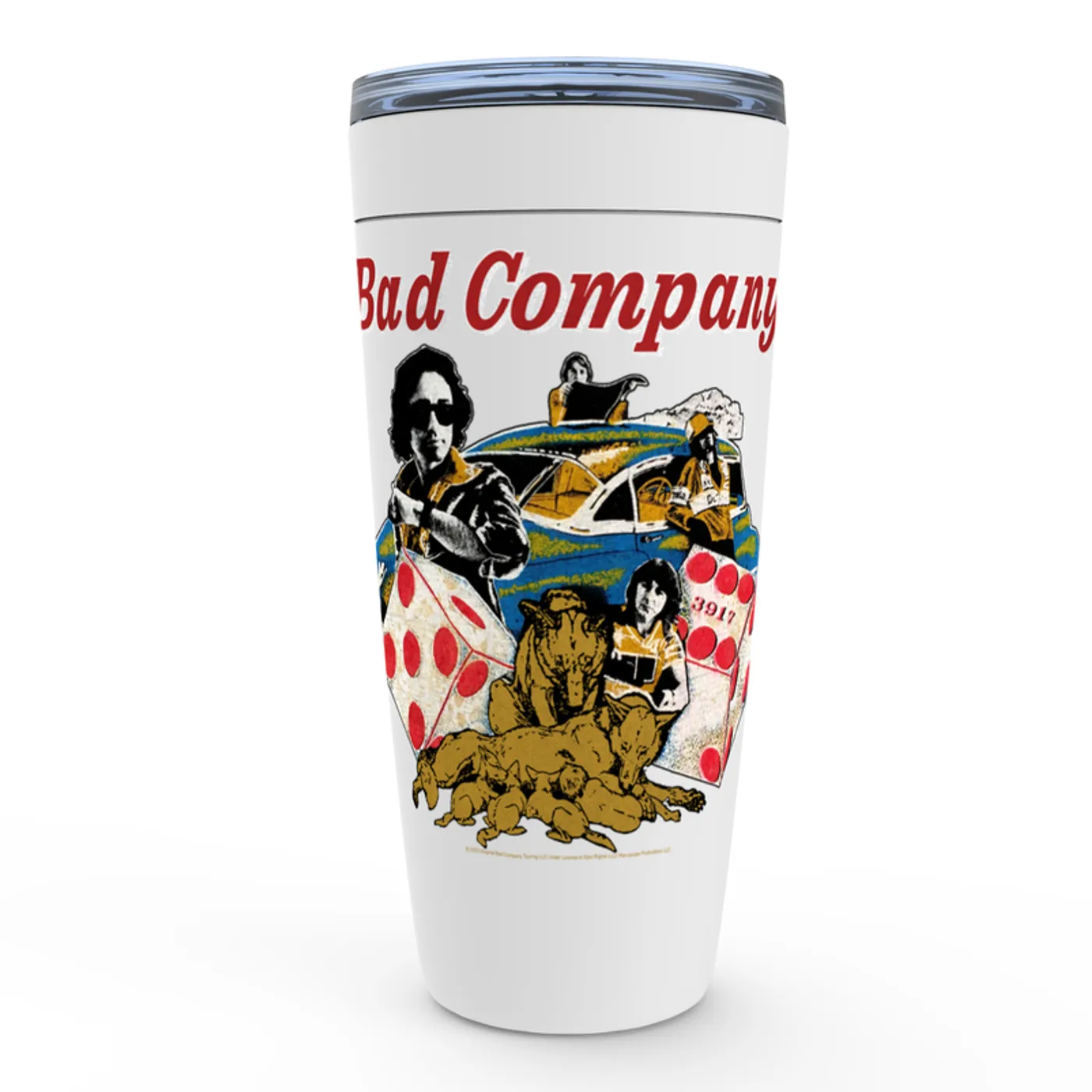 Bad Company Viking Tumbler | Rock n' Roll Fantasy '79 Collage Bad Company Tumbler