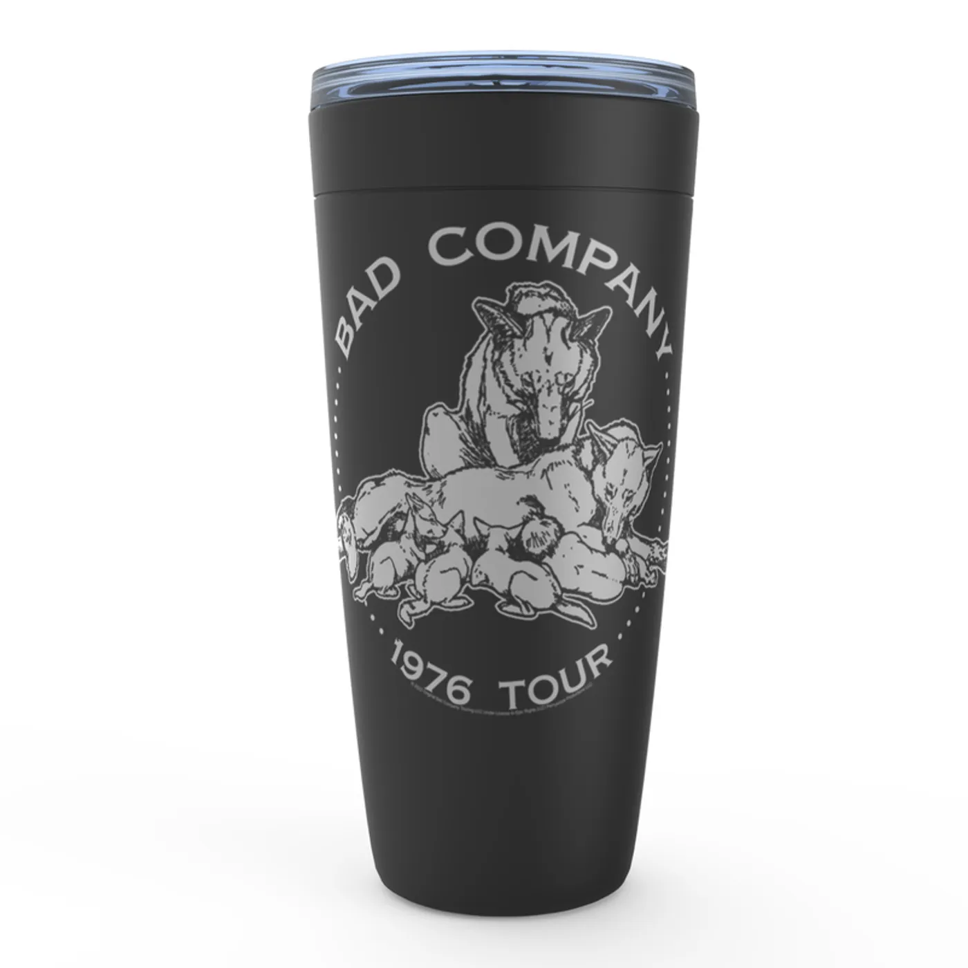 Bad Company Viking Tumbler | Run With The Pack 1976 Tour Bad Company Tumbler