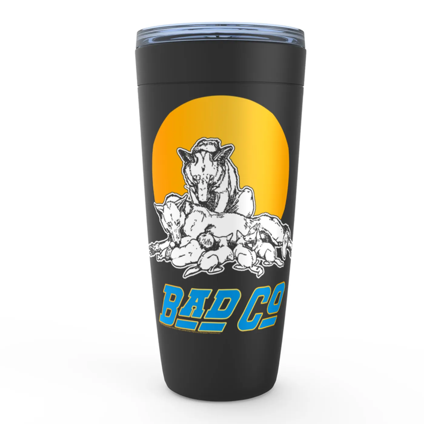 Bad Company Viking Tumbler | Run With The Pack Retro Sun Bad Company Tumbler