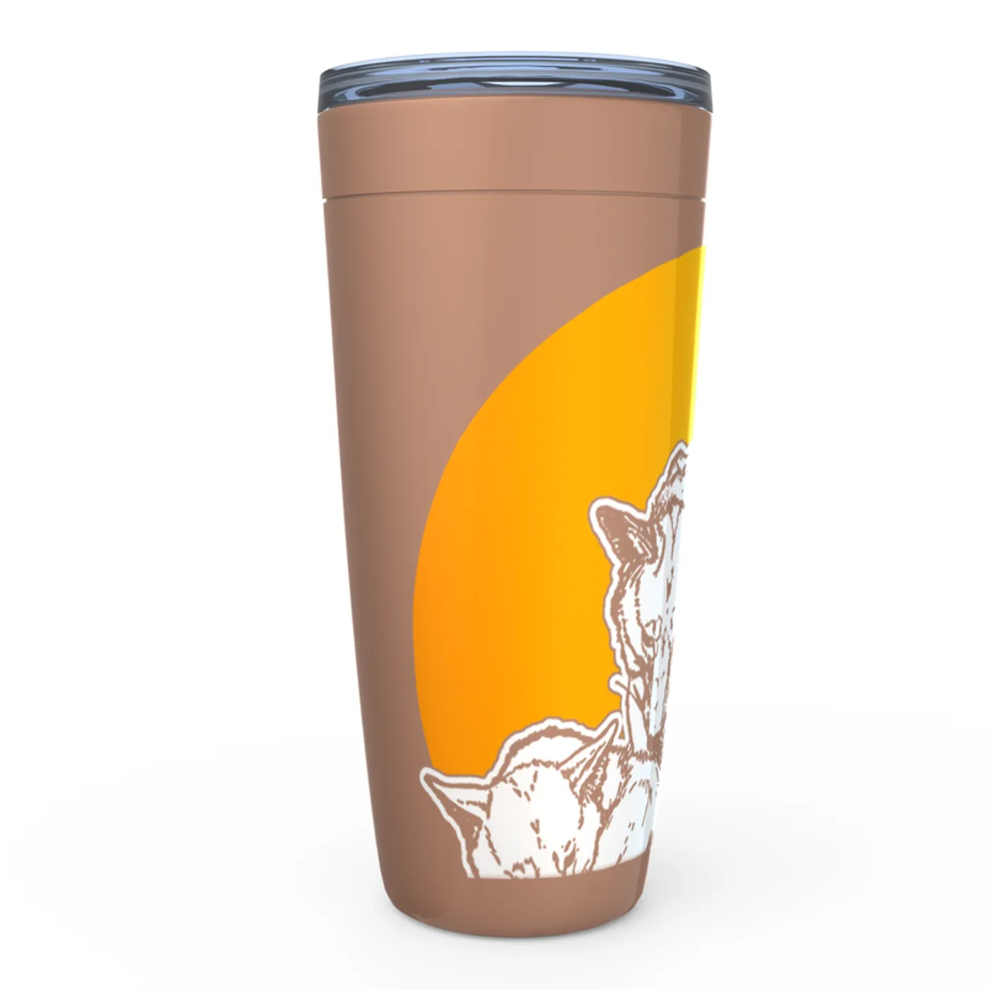 Bad Company Viking Tumbler | Run With The Pack Retro Sun Bad Company Tumbler