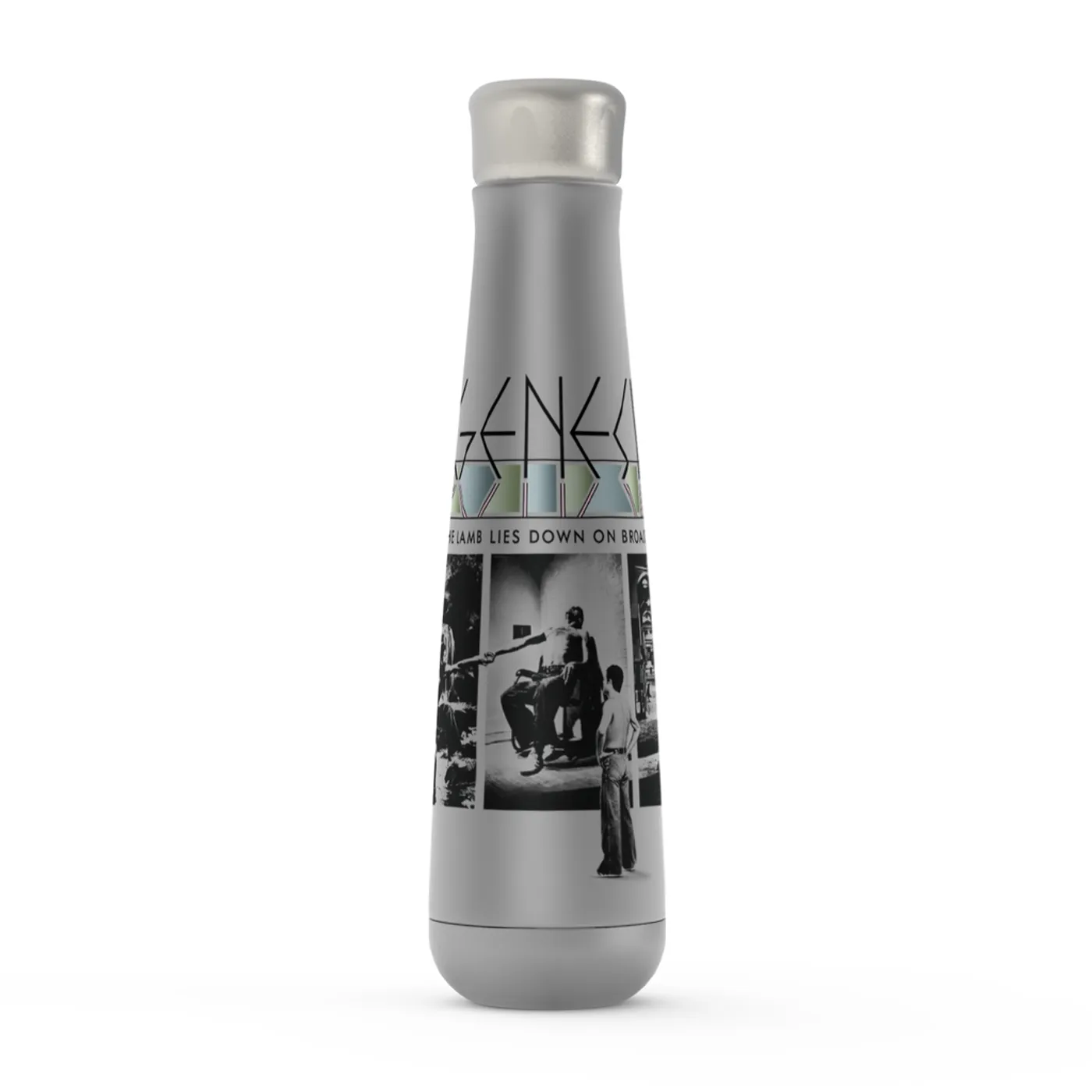 Genesis Peristyle Water Bottle | The Lamb Lies Down On Broadway Poster Genesis Water Bottle
