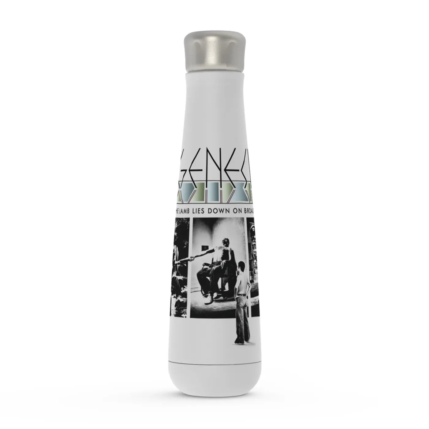 Genesis Peristyle Water Bottle | The Lamb Lies Down On Broadway Poster Genesis Water Bottle
