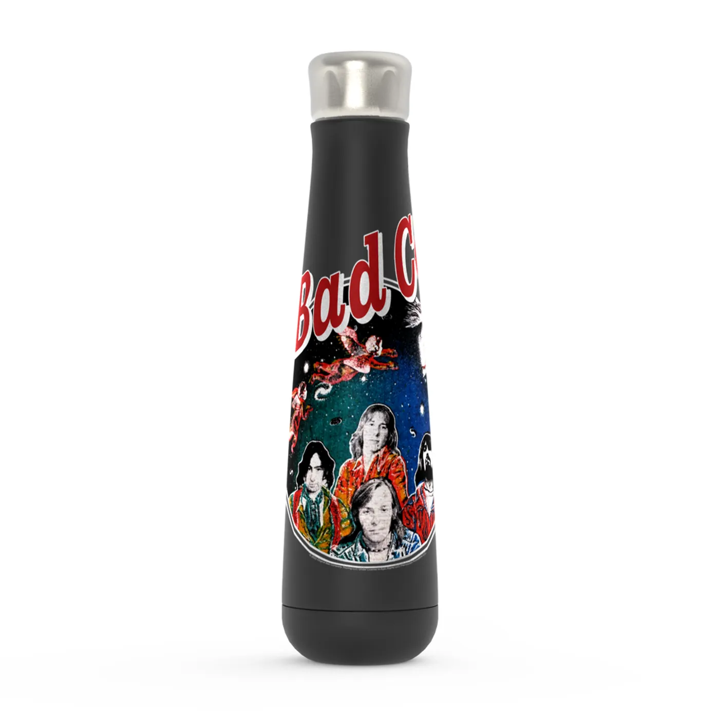 Bad Company Peristyle Water Bottle | Bad Company Angels Distressed Image Bad Company Water Bottle