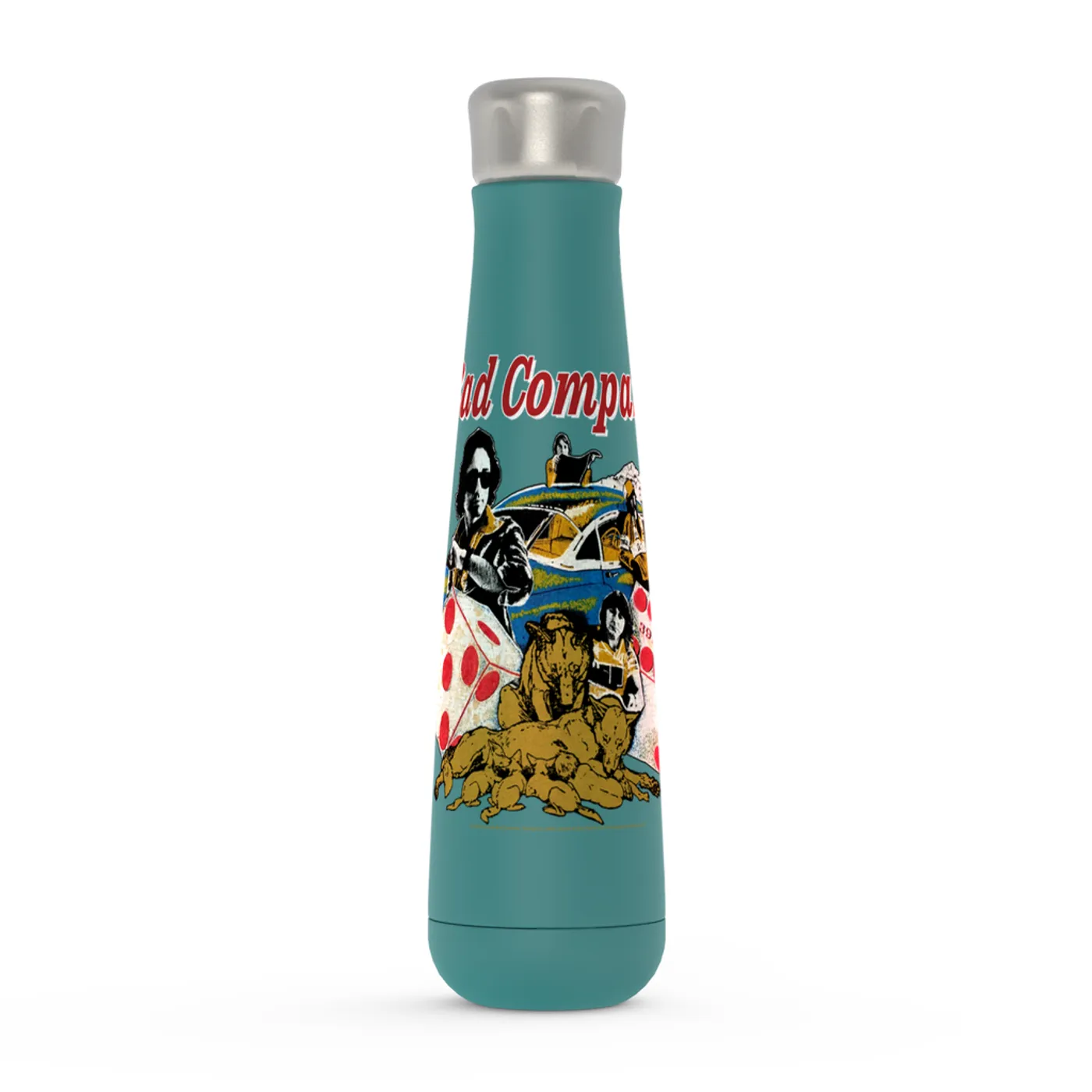Bad Company Peristyle Water Bottle | Rock n' Roll Fantasy '79 Collage Bad Company Water Bottle