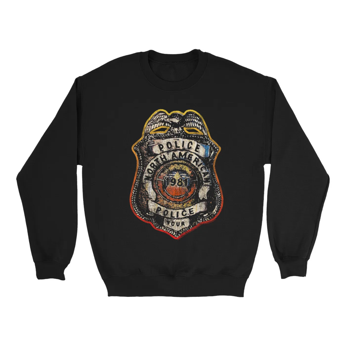 The Police Sweatshirt | North American Tour Police Badge (Merchbar Exclusive) The Police Sweatshirt
