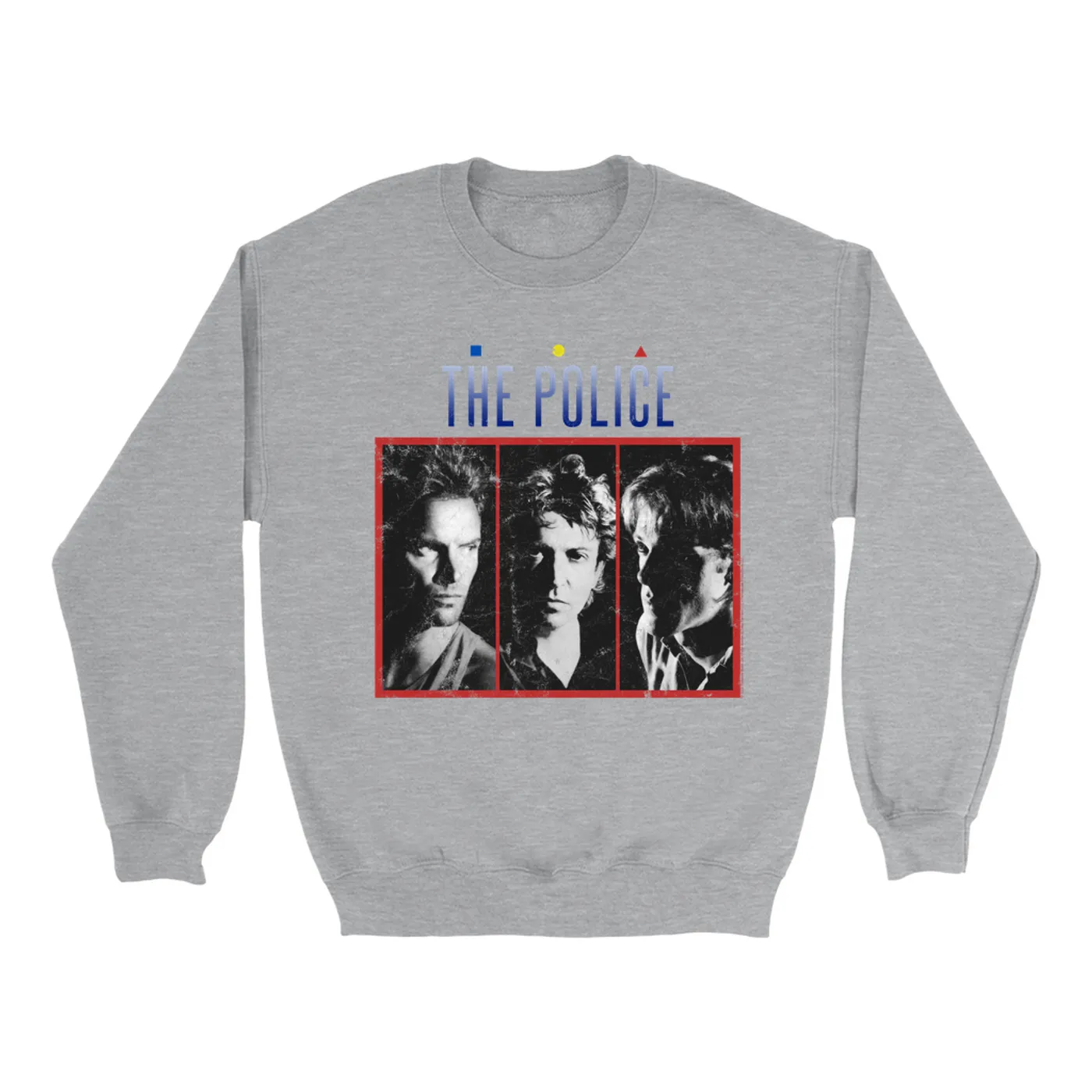 The Police Sweatshirt | The Singles Album Art Image Distressed (Merchbar Exclusive) The Police Sweatshirt