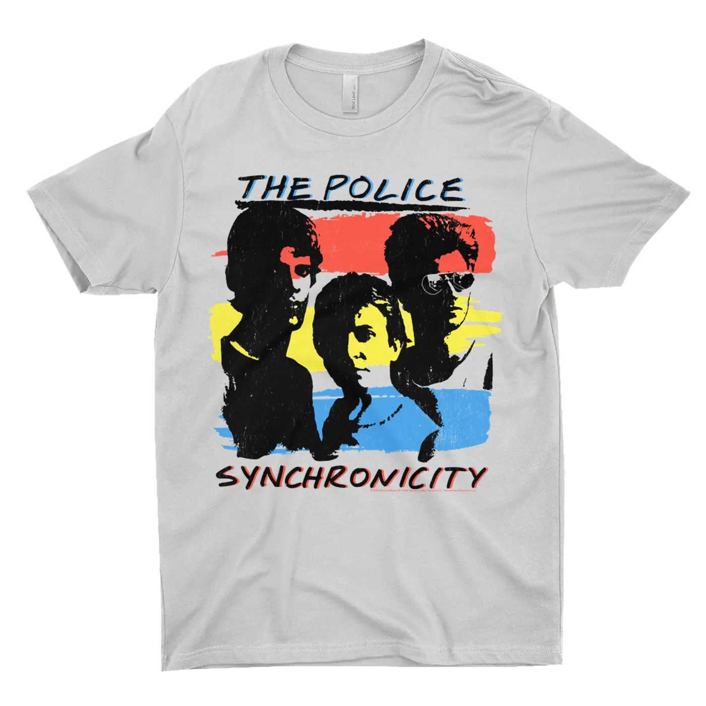 The Police T-Shirt | Synchronicity Colorful Album Design (Merchbar Exclusive) The Police Shirt