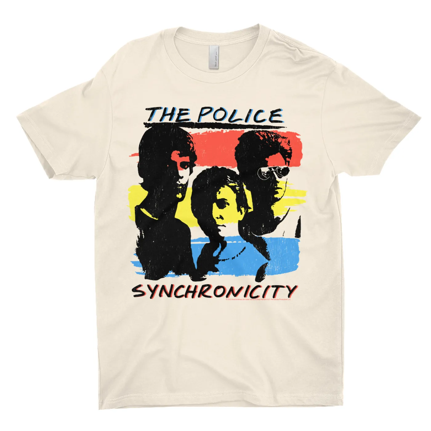 The Police T-Shirt | Synchronicity Colorful Album Design (Merchbar Exclusive) The Police Shirt
