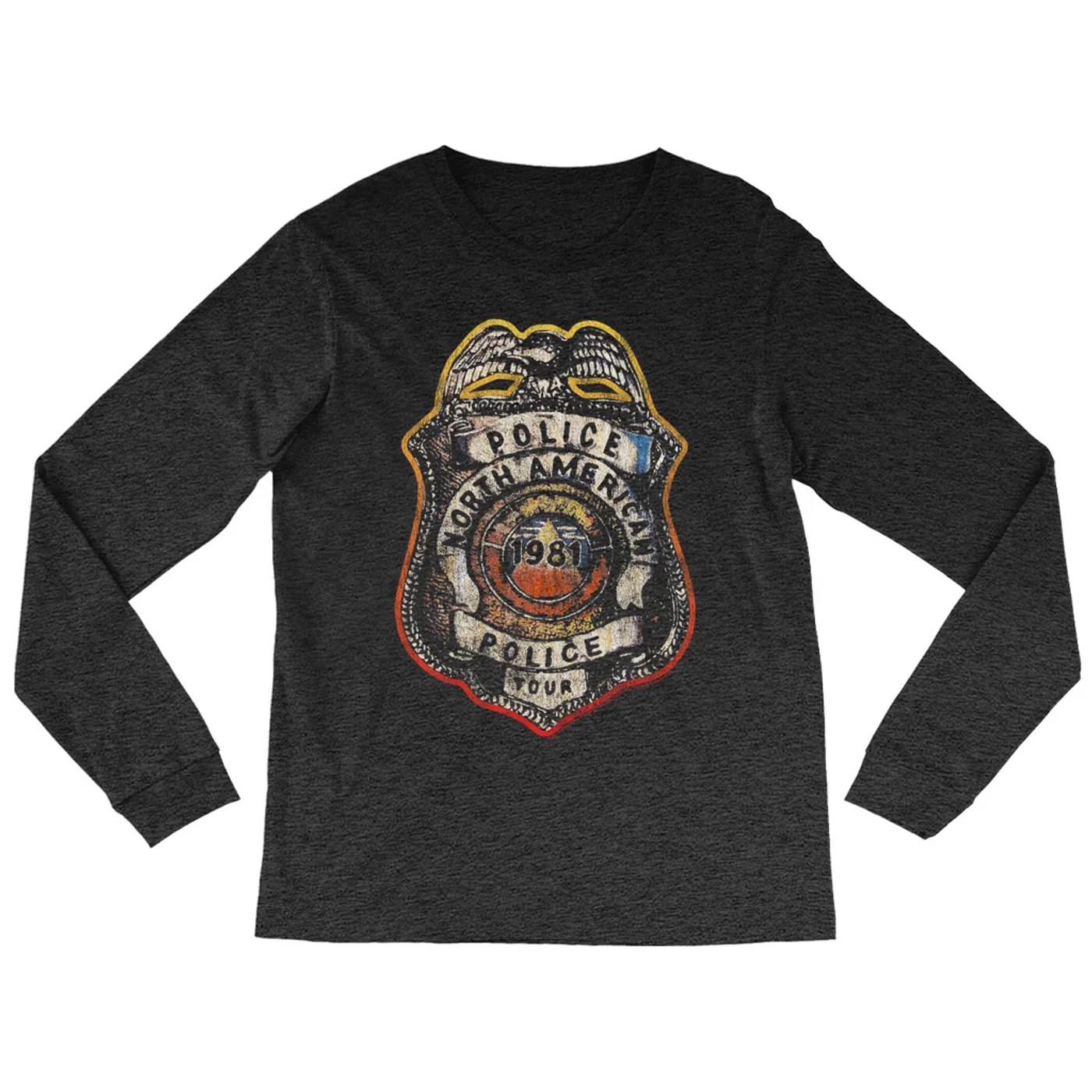 The Police Long Sleeve Shirt | North American Tour Police Badge (Merchbar Exclusive) The Police Shirt
