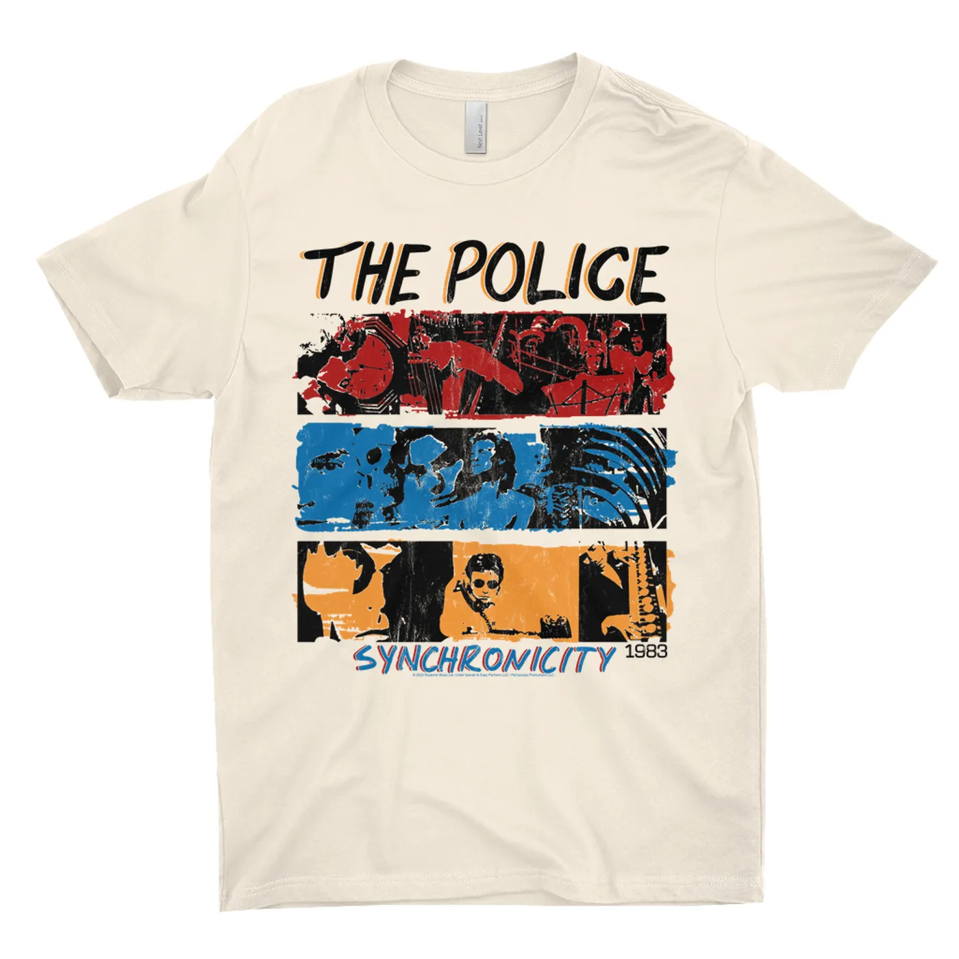 The Police T-Shirt | 1983 Synchronicity Tour Distressed (Merchbar Exclusive) The Police Shirt