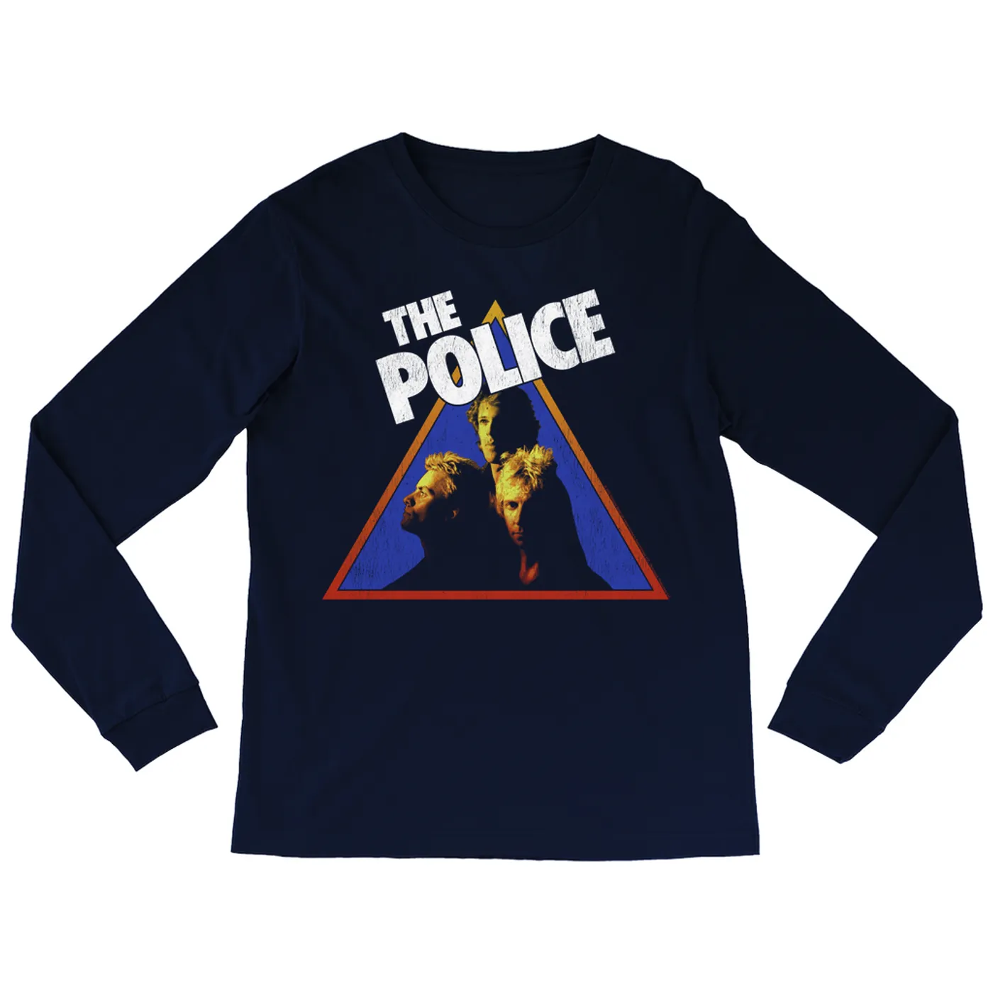 The Police Long Sleeve Shirt | Retro Zenyatta Mondatta Image Distressed (Merchbar Exclusive) The Police Shirt