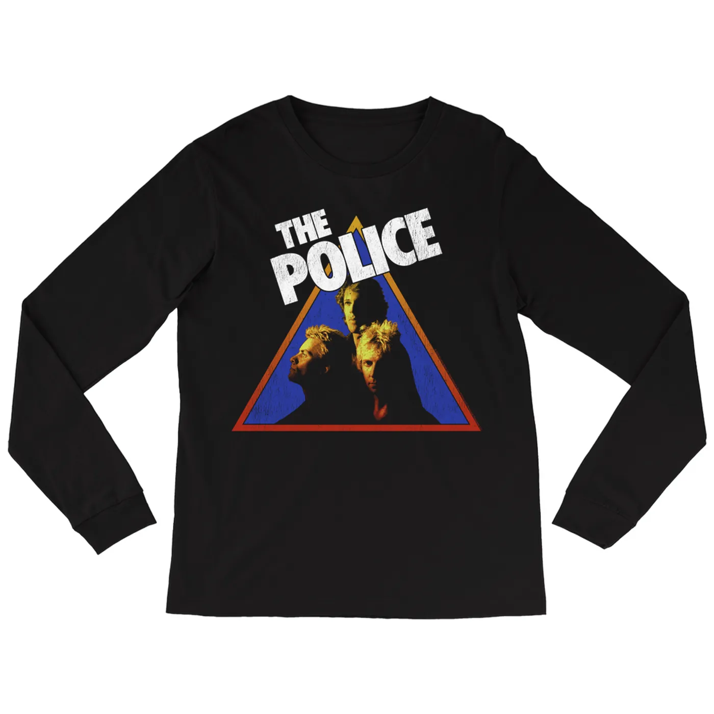 The Police Long Sleeve Shirt | Retro Zenyatta Mondatta Image Distressed (Merchbar Exclusive) The Police Shirt