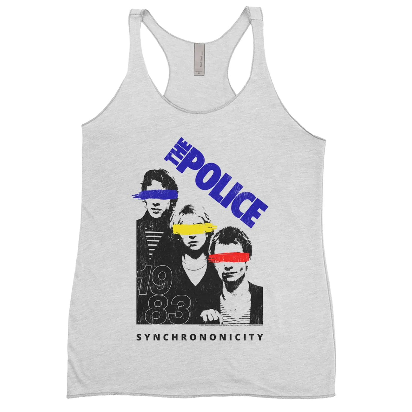 The Police Ladies' Tank Top | The Trio 1983 Concert (Merchbar Exclusive) The Police Shirt