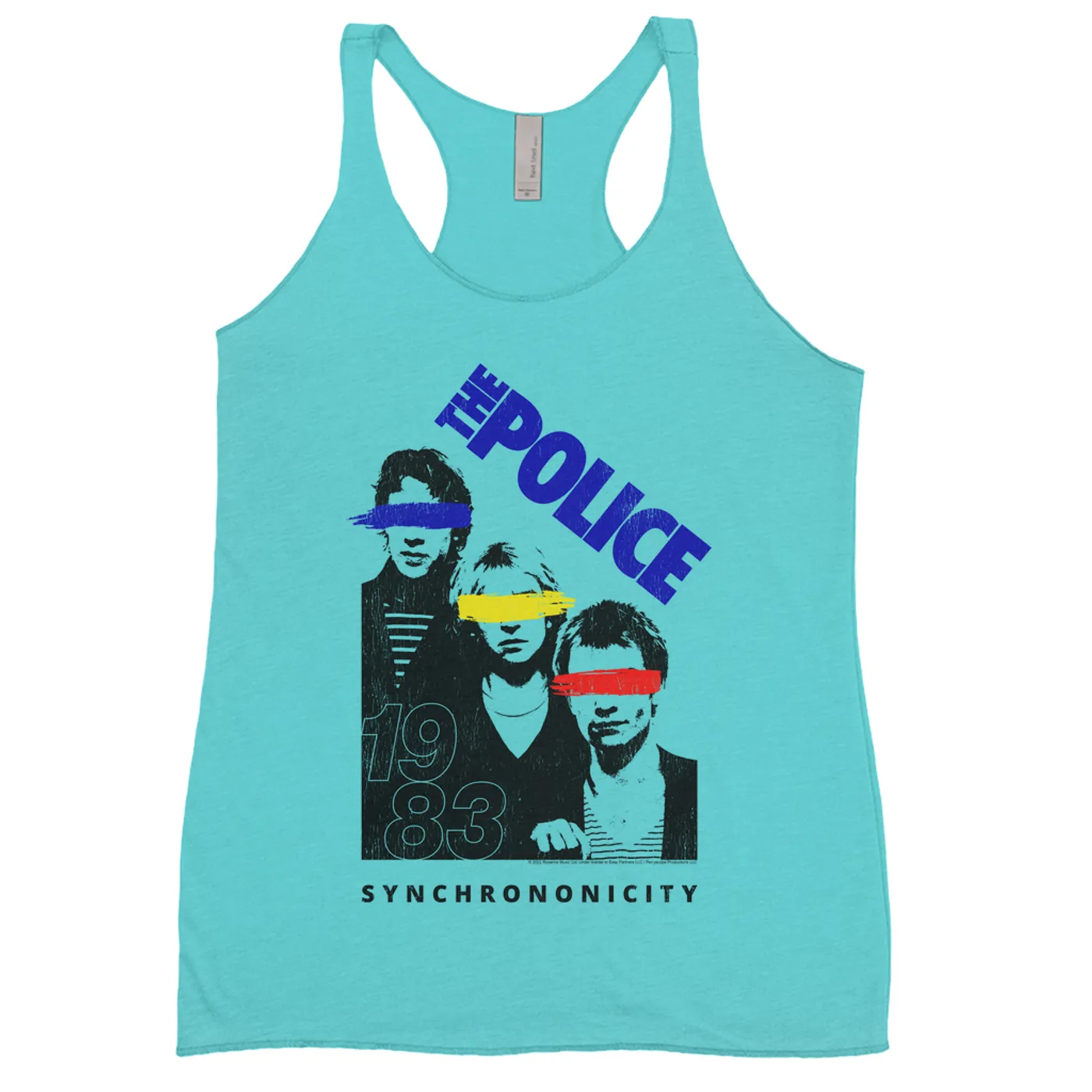 The Police Ladies' Tank Top | The Trio 1983 Concert (Merchbar Exclusive) The Police Shirt