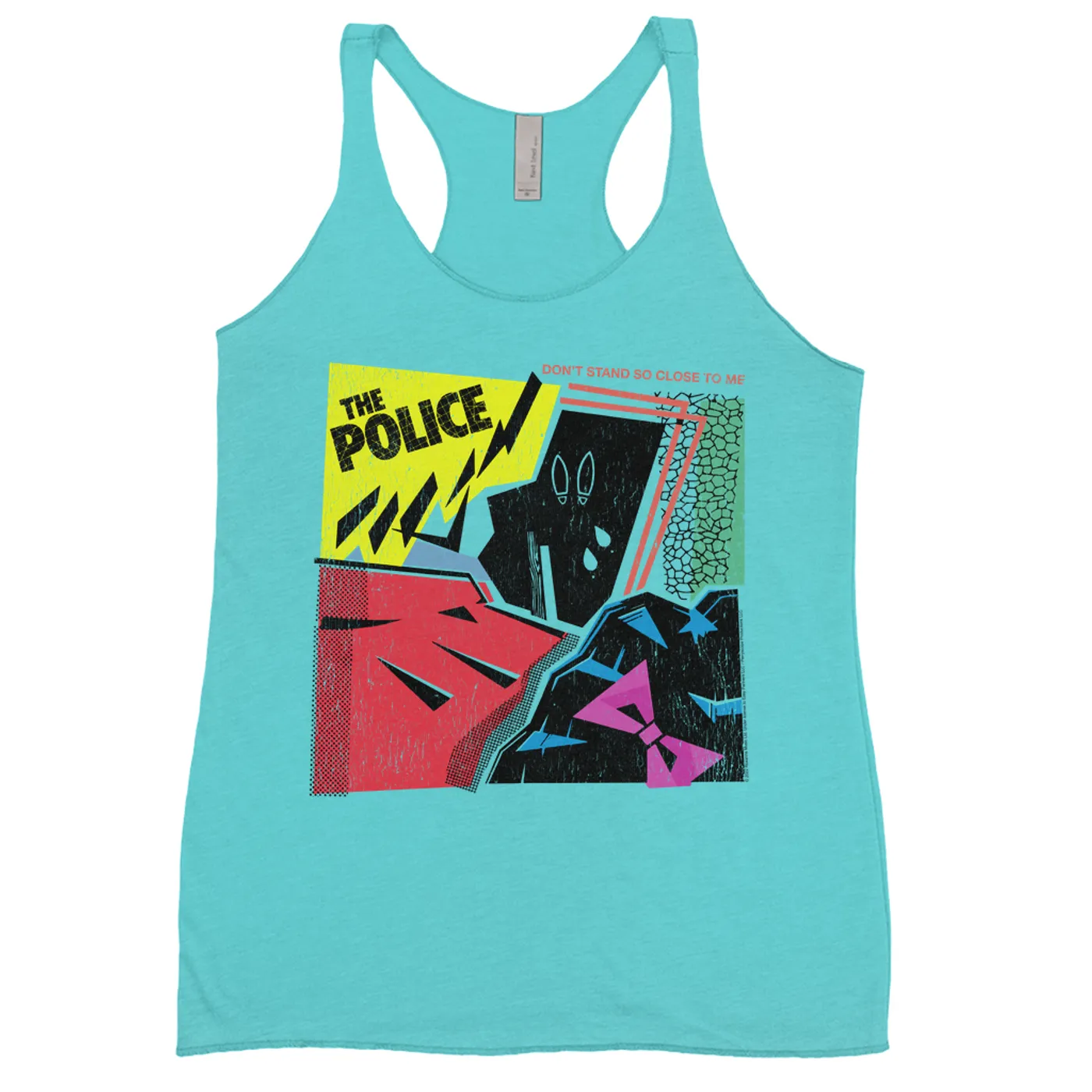 The Police Ladies' Tank Top | Don't Stand So Close To Me Album Image Distressed The Police Shirt