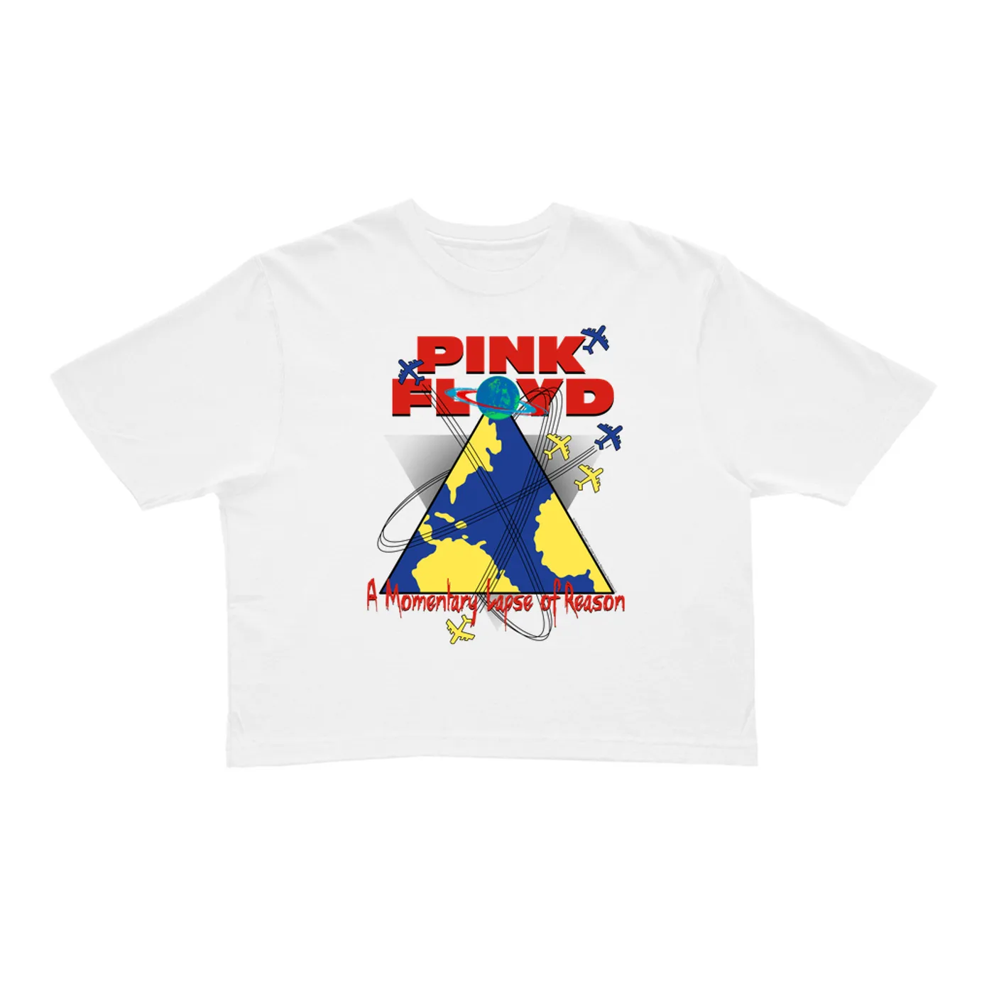 Pink Floyd Ladies' Crop Tee | A Momentary Lapse Of Reason Tour Pink Floyd Crop T-shirt