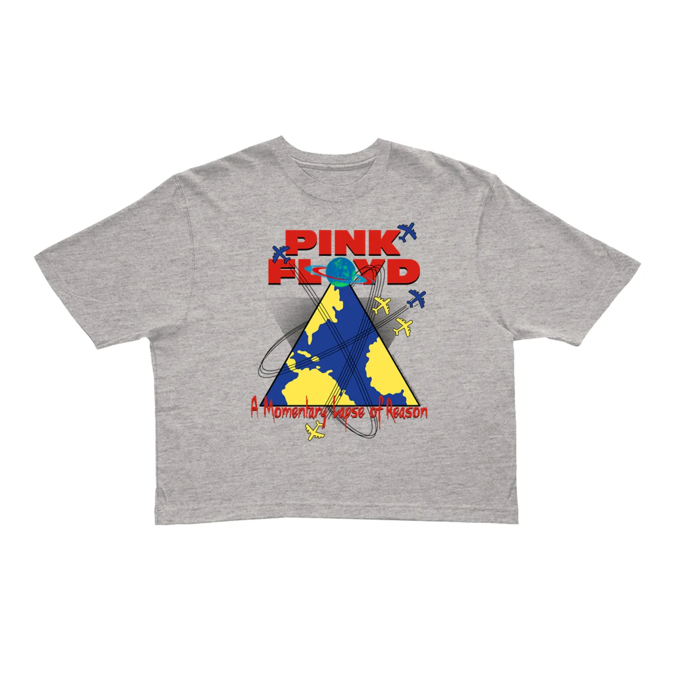 Pink Floyd Ladies' Crop Tee | A Momentary Lapse Of Reason Tour Pink Floyd Crop T-shirt
