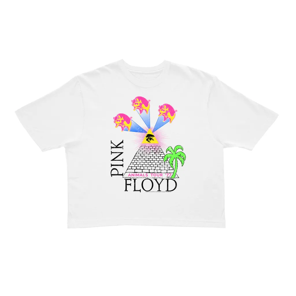 Ladies' Crop Tee | Neon Animals Tour '77 Design (Equineop Exclusive) Crop T-shirt