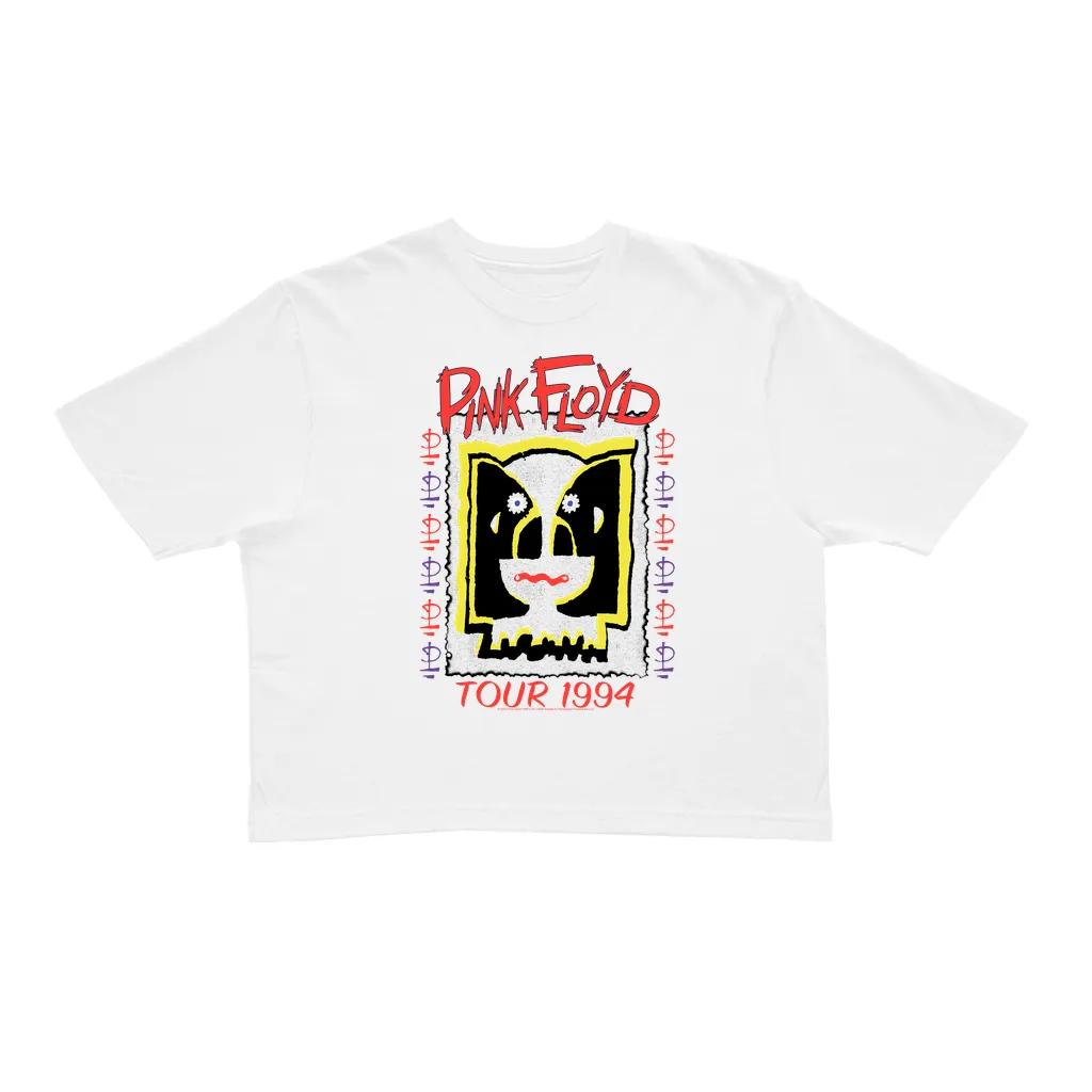 Ladies' Crop Tee | 1994 Concert Tour Division Bell Image (Equineop Exclusive) Crop T-shirt