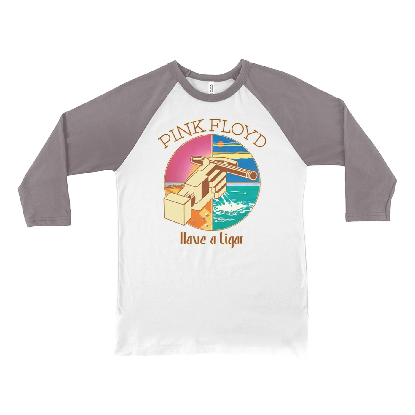 Pink Floyd 3/4 Sleeve Baseball Tee | Have A Cigar Singles Album Design Pink Floyd Shirt