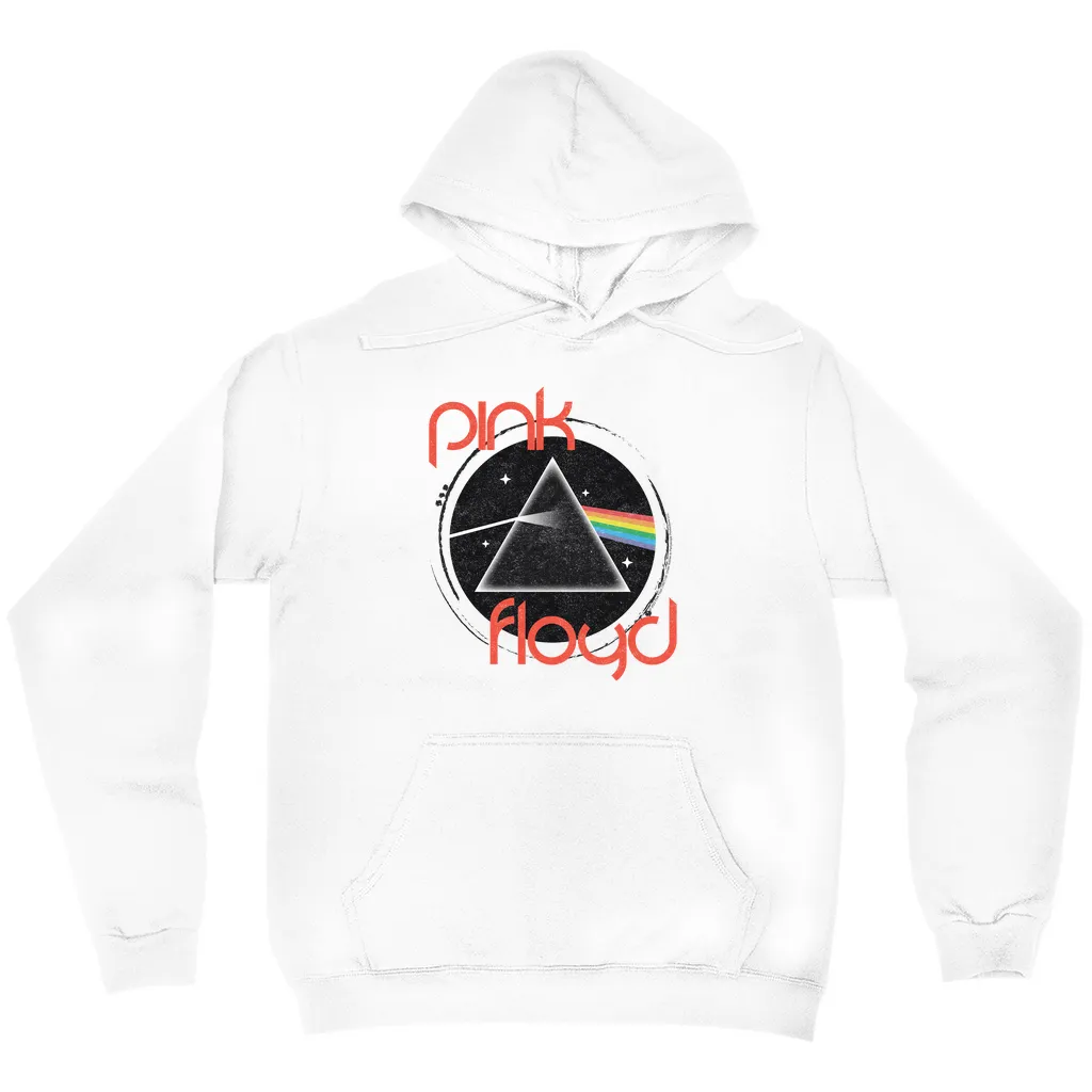 Hoodie | Modern Retro Dark Side Of The Moon Distressed Hoodie