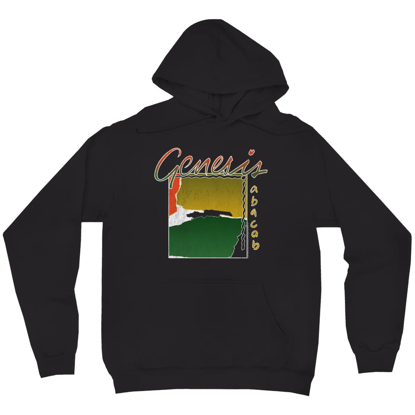 Genesis Hoodie | Retro Abacab Album Distressed Genesis Hoodie