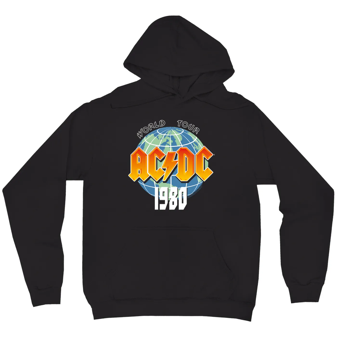 AC/DC Hoodie | 1980 Globe World Tour ACDC Hoodie