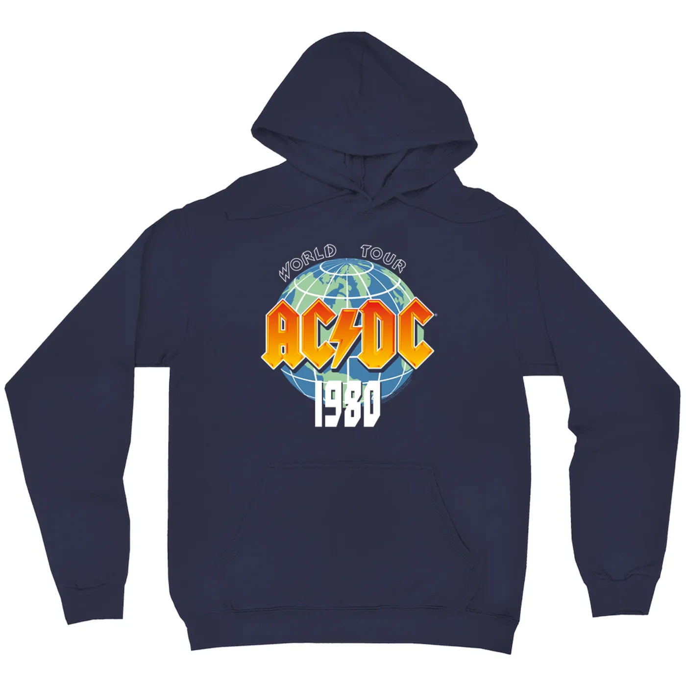 AC/DC Hoodie | 1980 Globe World Tour ACDC Hoodie