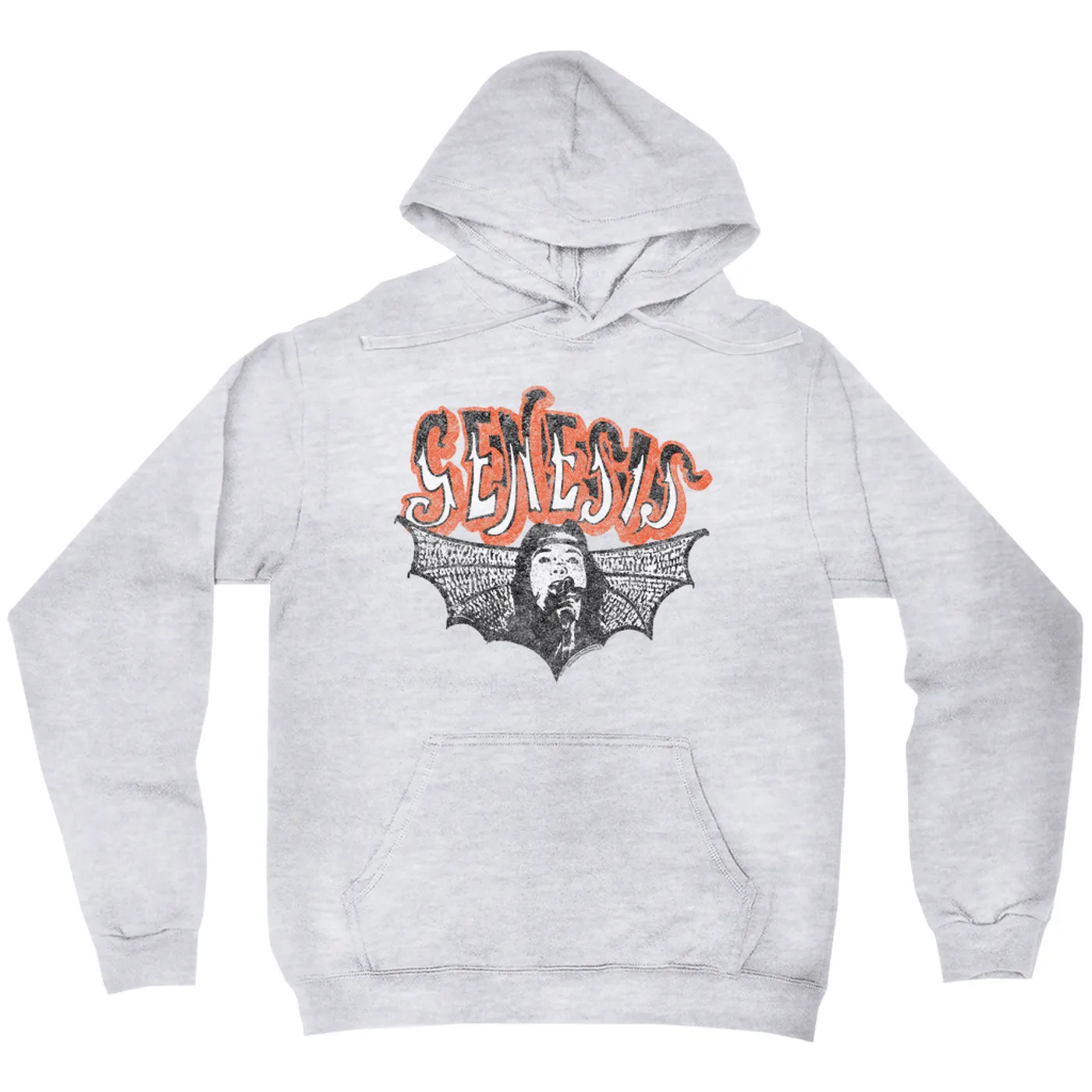 Genesis Hoodie | Logo With Wings Image Distressed Genesis Hoodie