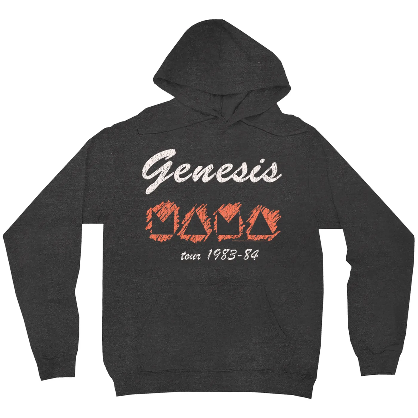 Genesis Hoodie | Mama Tour 1983-84 Image Distressed Genesis Hoodie