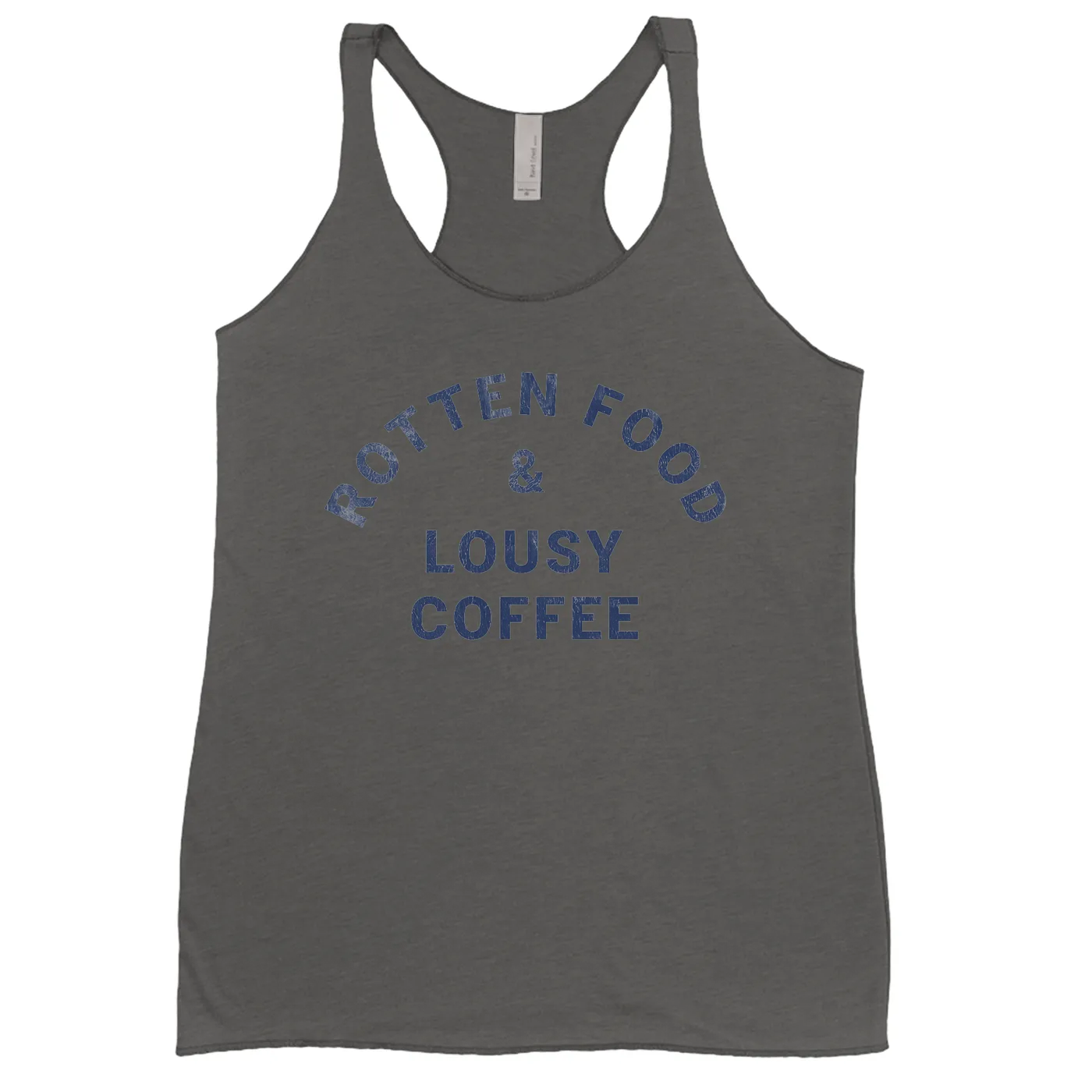 Joe Cocker Ladies' Tank Top | Rotten Food & Lousy Coffee Tee worn by Joe Cocker Shirt
