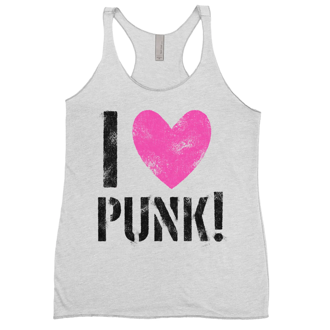 Merchbar Music Life Ladies' Tank Top | I Heart Punk Merchbar Music Life Shirt
