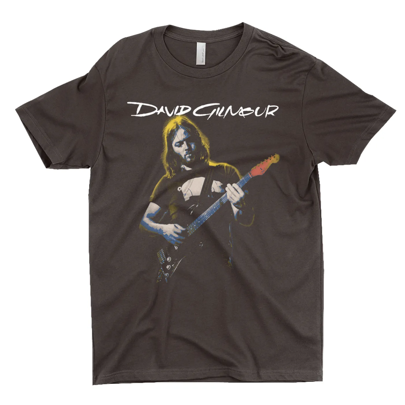 David Gilmour T-Shirt | 1977 Color Tinted Photo With Logo David Gilmour Shirt