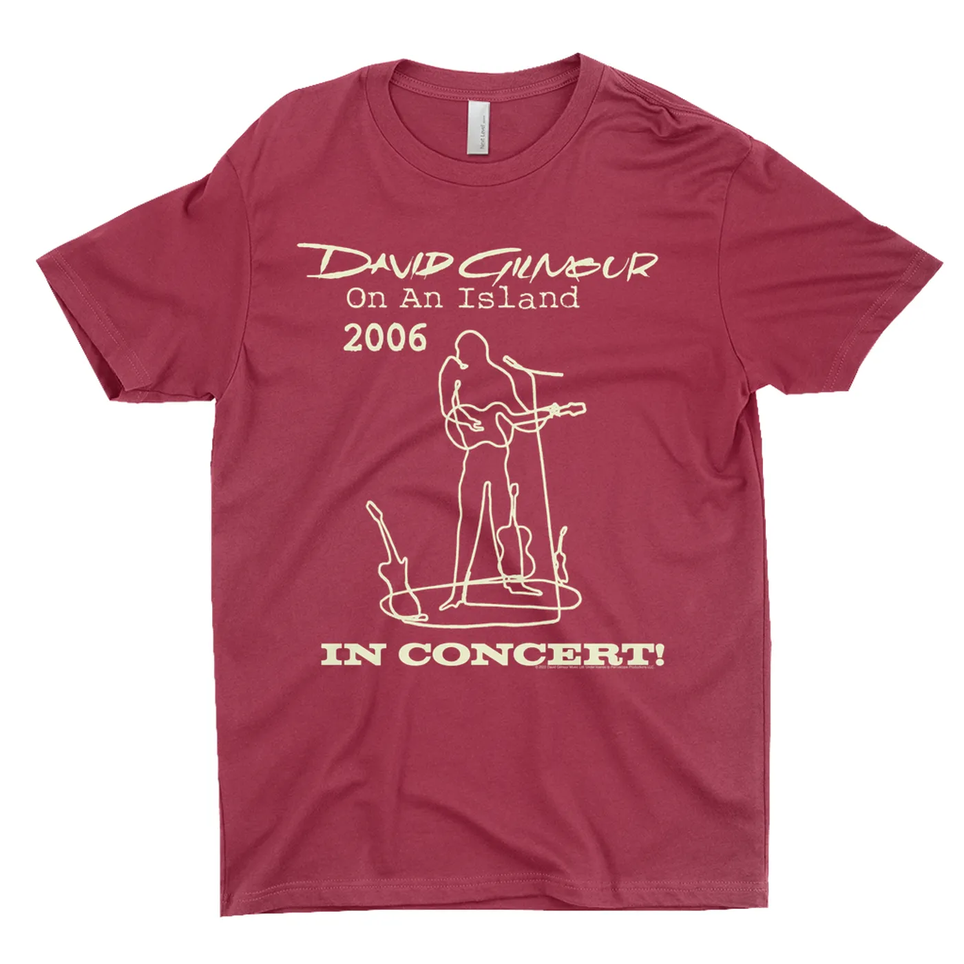 David Gilmour T-Shirt | On An Island In Concert 2006 David Gilmour Shirt