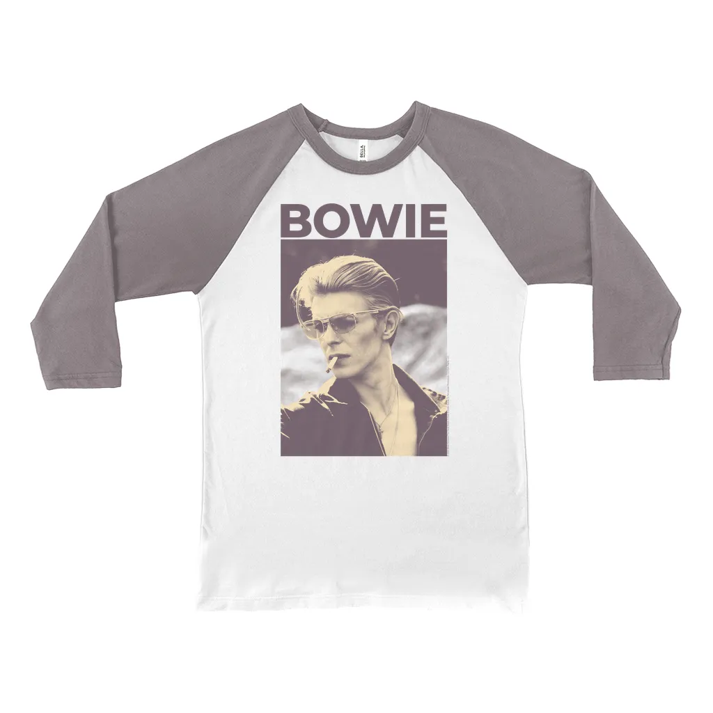 3/4 Sleeve Baseball Tee | The Man Who Fell To Earth Sepia Photo Shirt