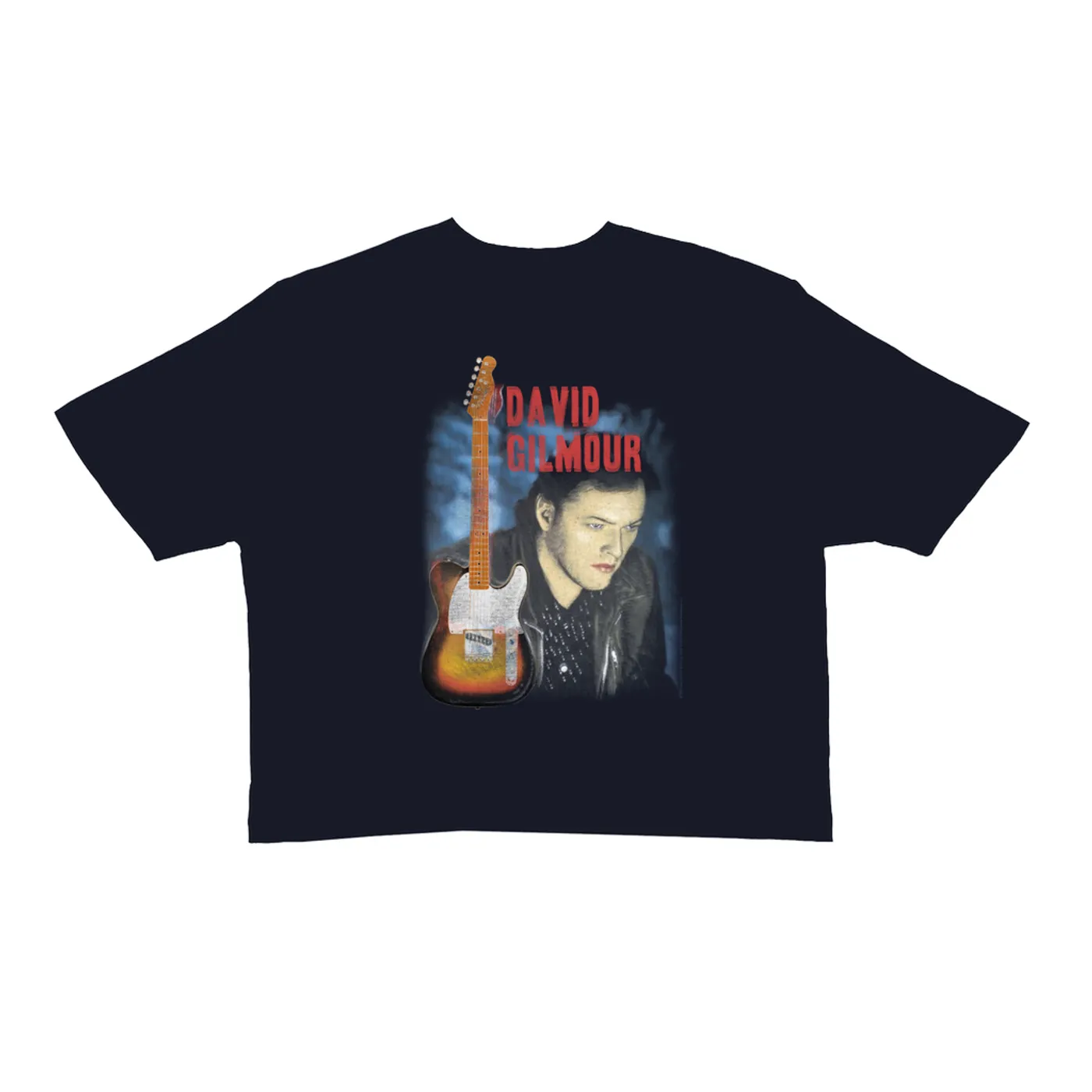 David Gilmour Ladies' Crop Tee | Color Tone About Face Image David Gilmour Crop T-shirt