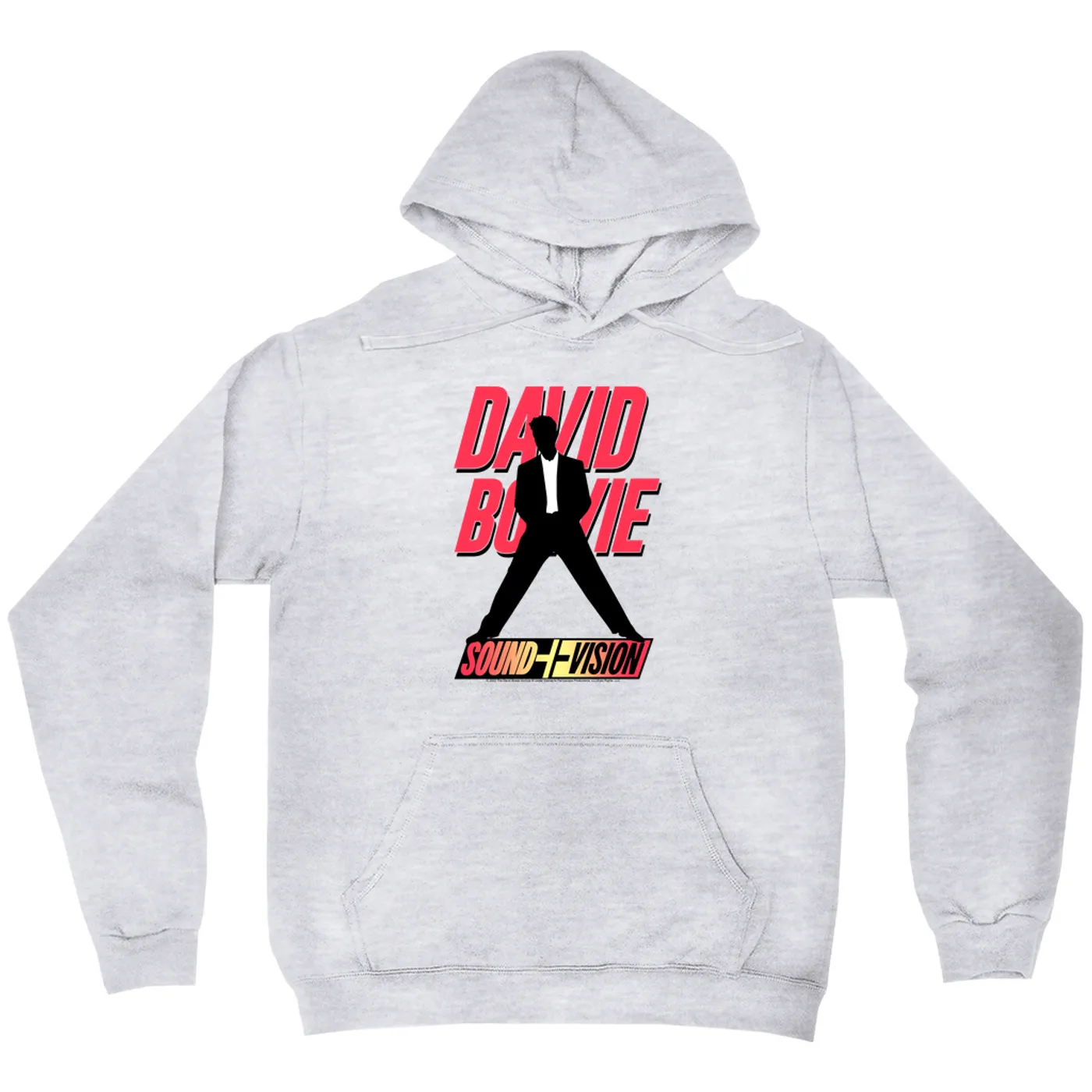 David Bowie Hoodie | Neon 1991 Euro Vision Design  (Merchbar Exclusive) David Bowie Hoodie