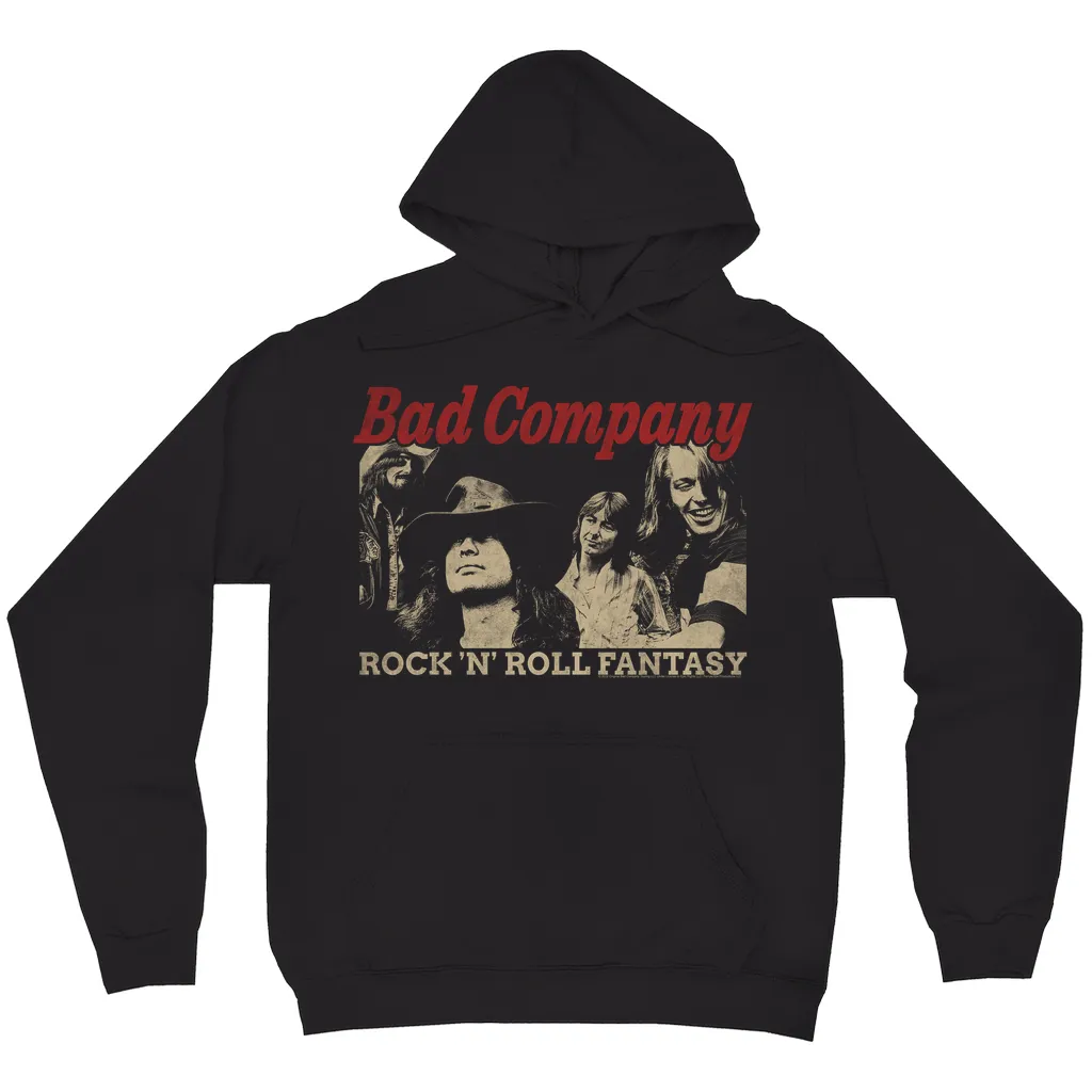 Hoodie | Rock n' Roll Fantasy Album Design Distressed Hoodie