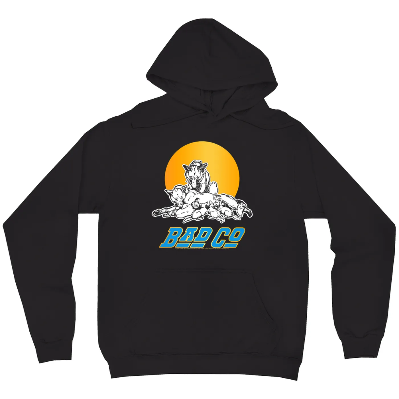 Bad Company Hoodie | Run With The Pack Retro Sun Bad Company Hoodie