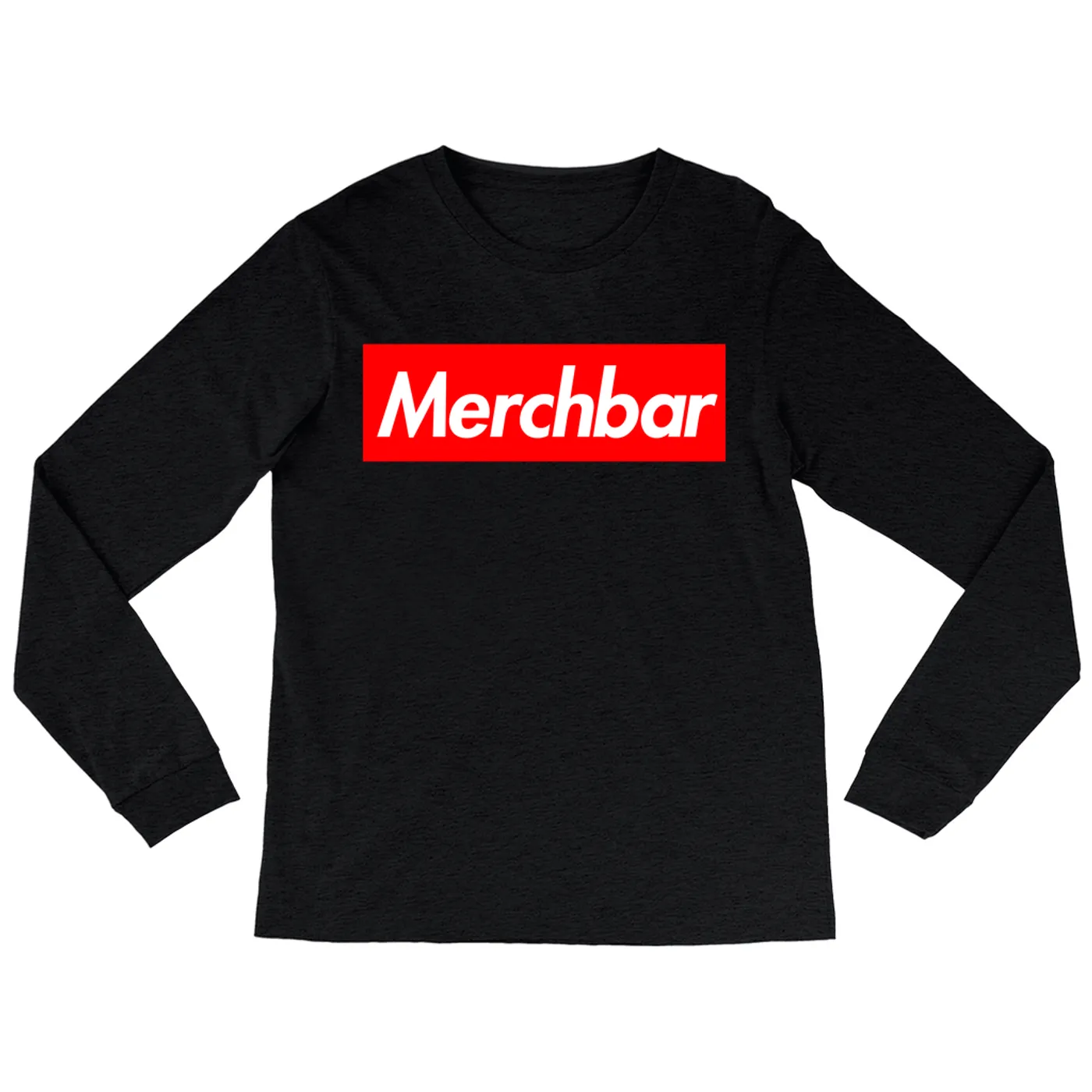 Merchbar Long Sleeve Shirt | The Merchbar Supreme Black Tee Merchbar Shirt
