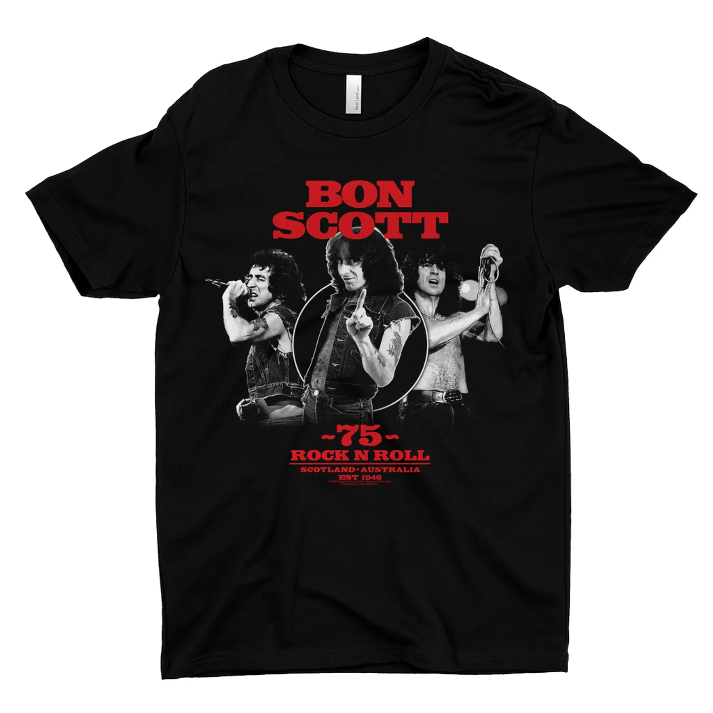 Bon Scott T-Shirt | 75 Rock N Roll Australia Collage Bon Scott Shirt