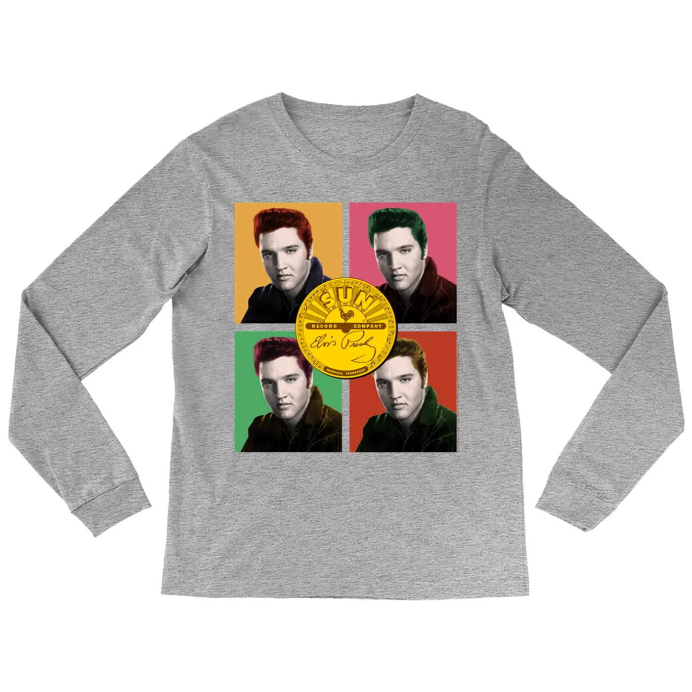 Elvis Presley Long Sleeve Shirt | Polished Pop Art Elvis Presley Shirt
