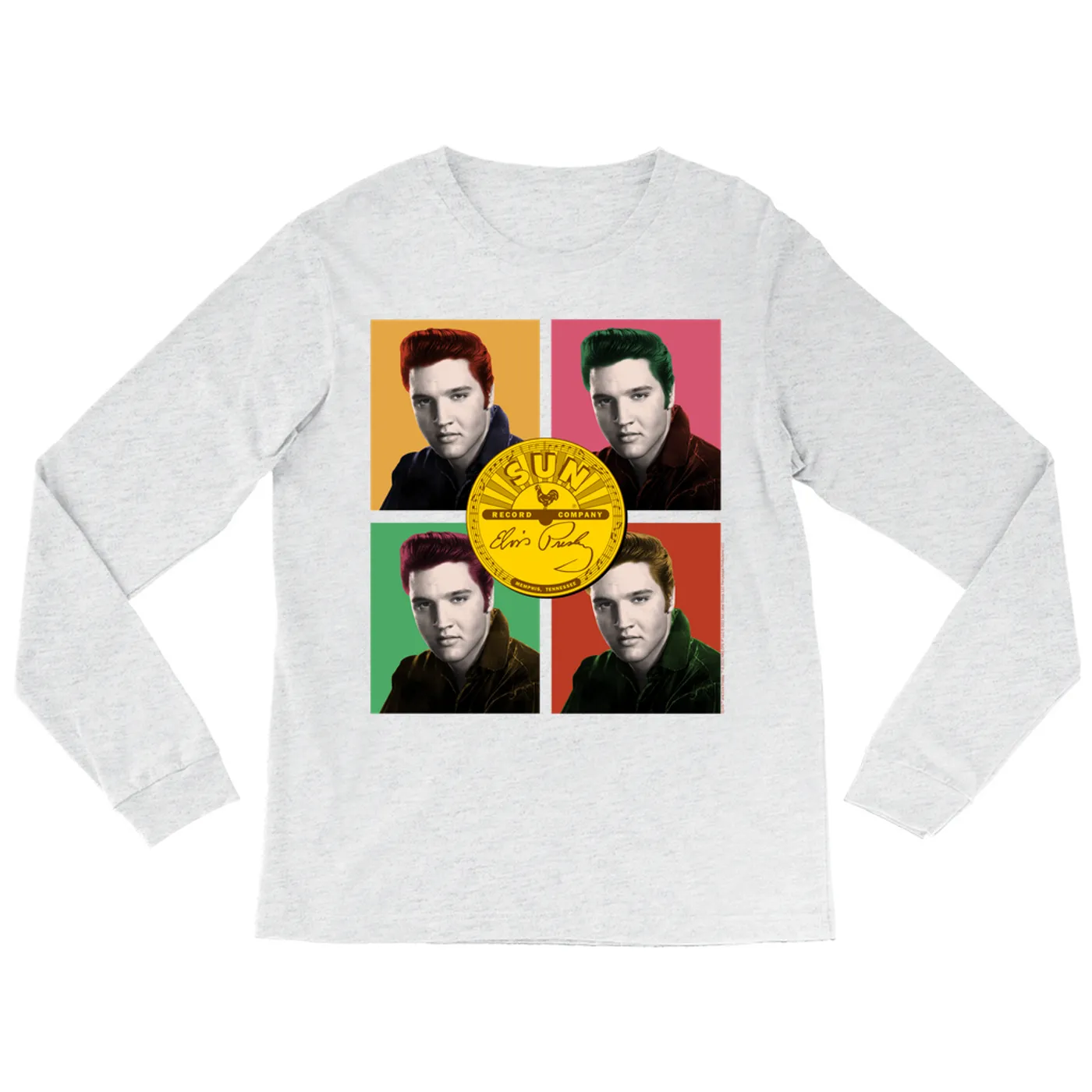 Elvis Presley Long Sleeve Shirt | Polished Pop Art Elvis Presley Shirt
