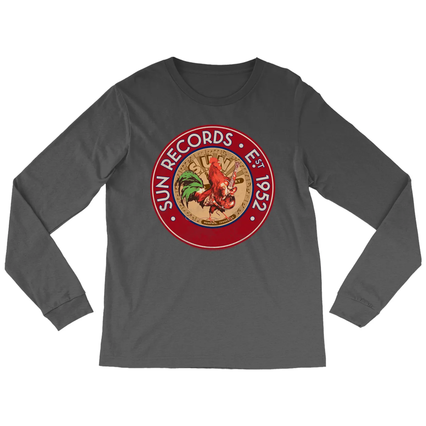 Sun Records Long Sleeve Shirt | Red Rooster Est. 1952 Seal Sun Records Shirt
