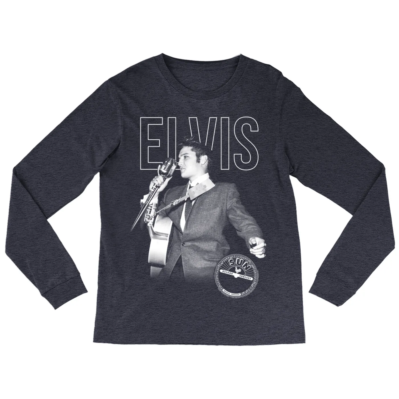 Elvis Presley Long Sleeve Shirt | Solo Live With Logo Elvis Presley Shirt
