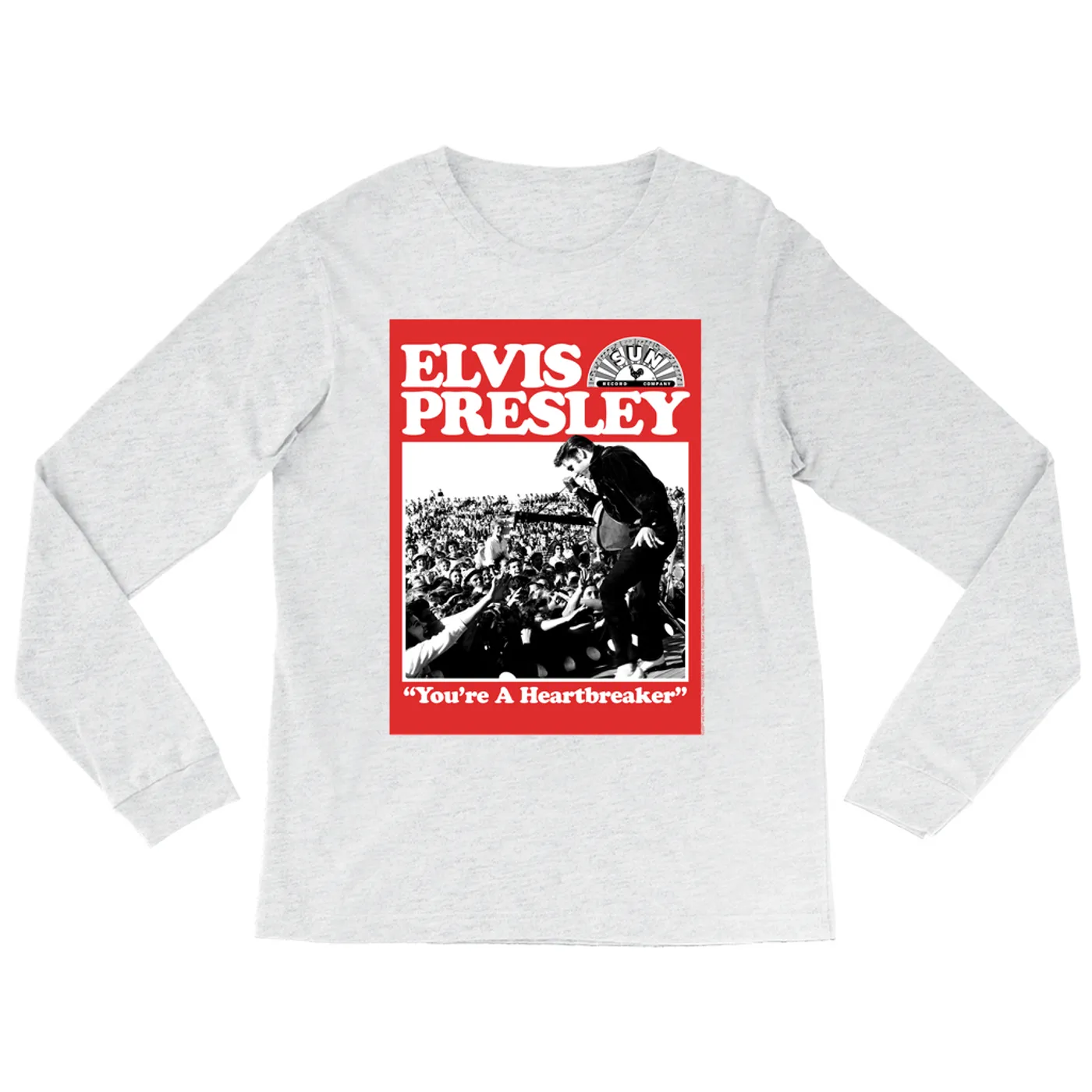 Elvis Presley Long Sleeve Shirt | You're a Heartbreaker Elvis Presley Shirt