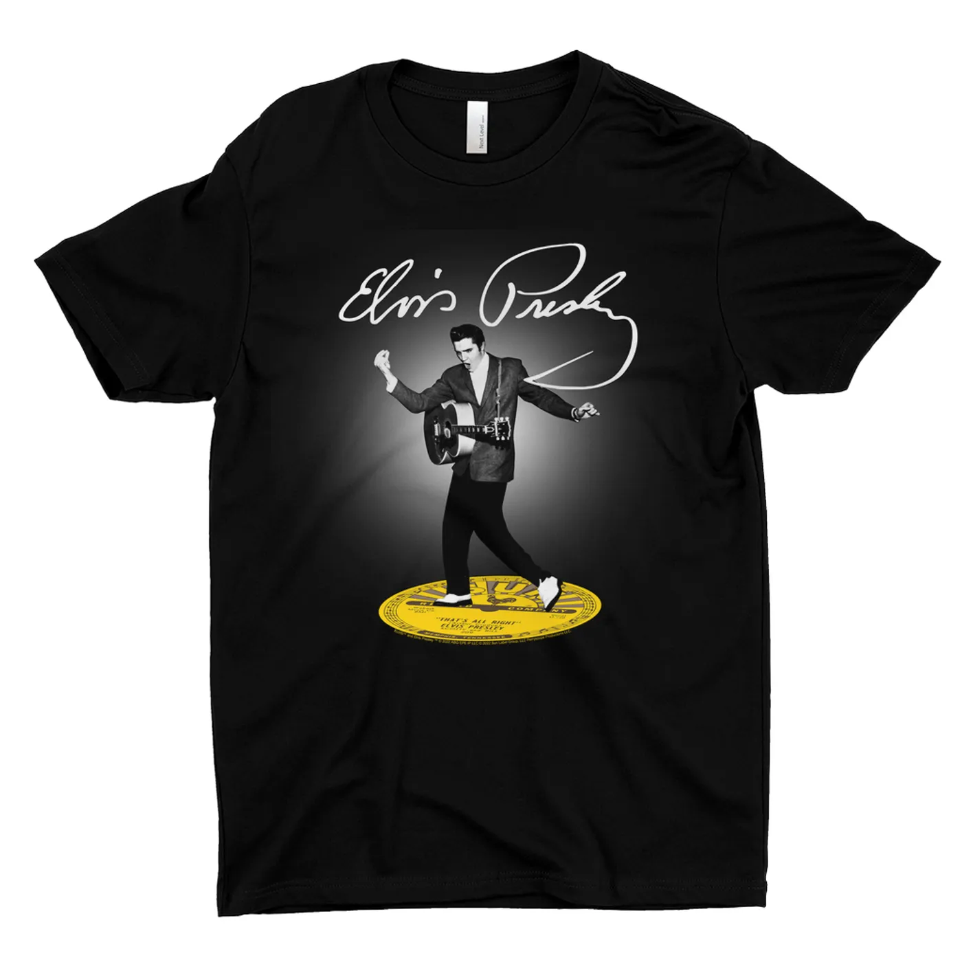 Elvis Presley T-Shirt | Signature Stepping On Hits Elvis Presley Shirt
