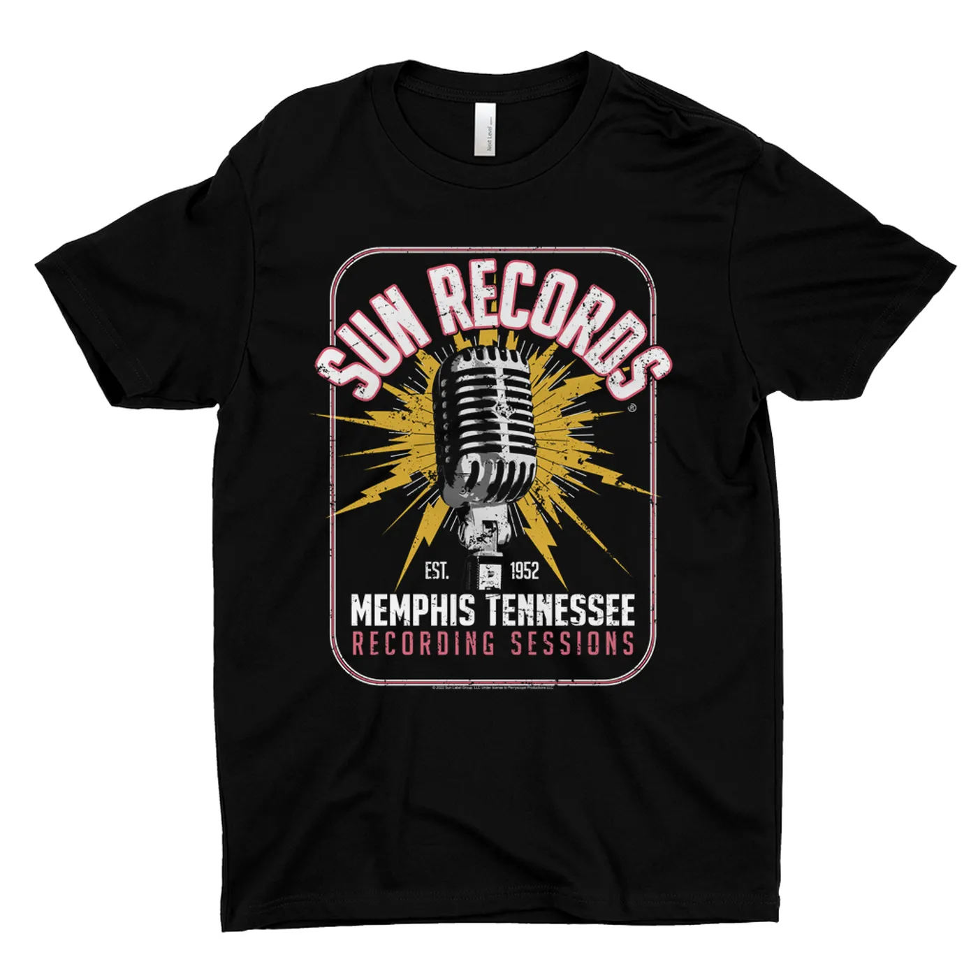 Sun Records T-Shirt | Memphis Tennessee Recording Sessions Sun Records Shirt