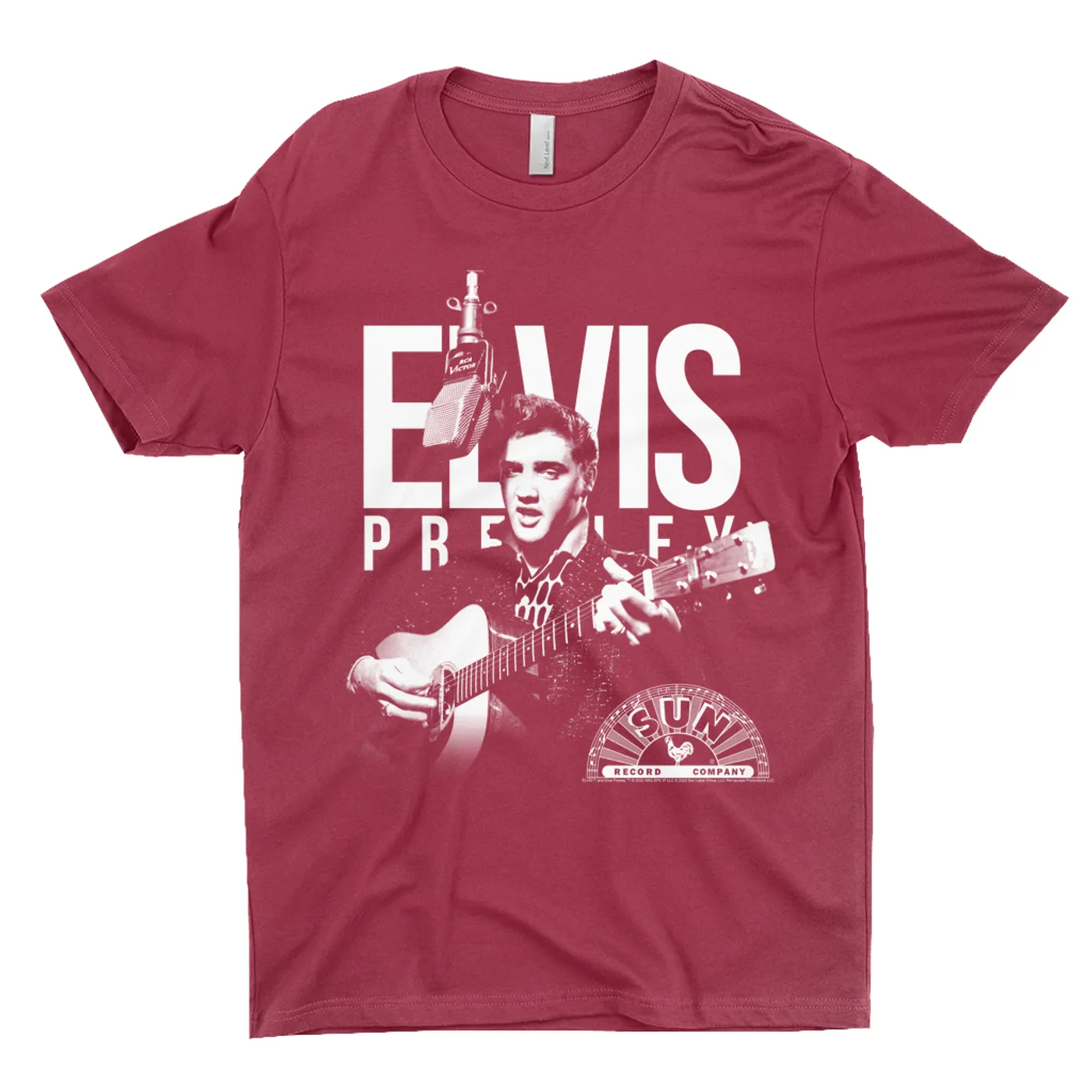 Elvis Presley T-Shirt | Performing In White With Logo Elvis Presley Shirt